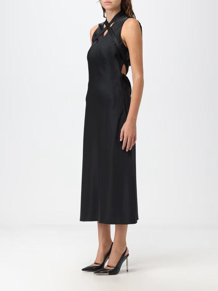 Off-White o1y1125 Maxi Dress in Black Size S / US 4 / IT 40 - 2 Thumbnail