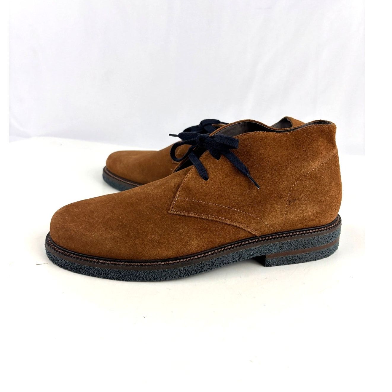 Donald Pliner Donald J. Pliner Levi Chukka Boots Calf Suede Cognac 8 M Size US 8 / EU 41 - 14 Thumbnail