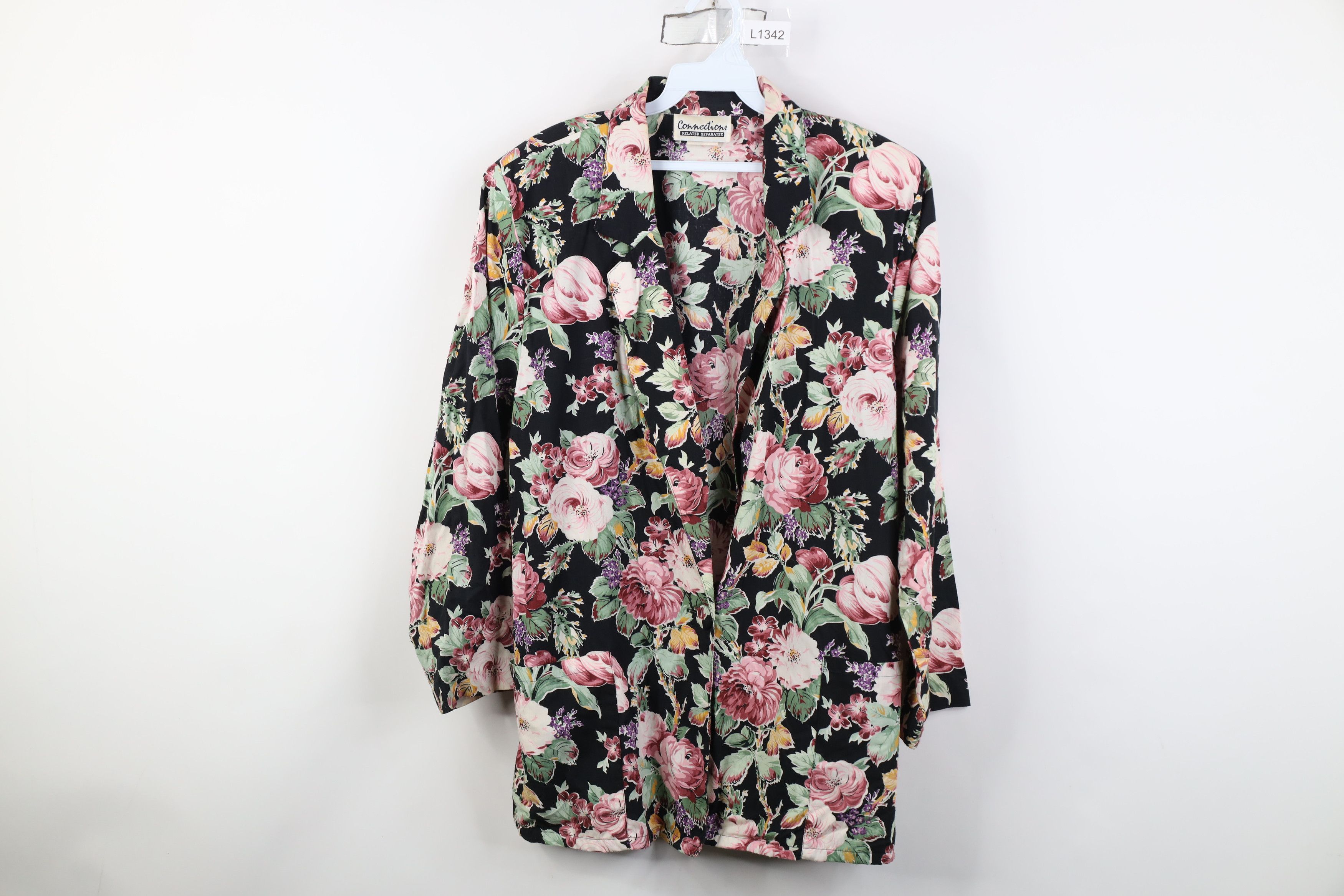 Vintage Vintage 90s Streetwear All Over Print Blazer Jacket USA Size XXL / US 16-18 / IT 52-54 - 1 Thumbnail
