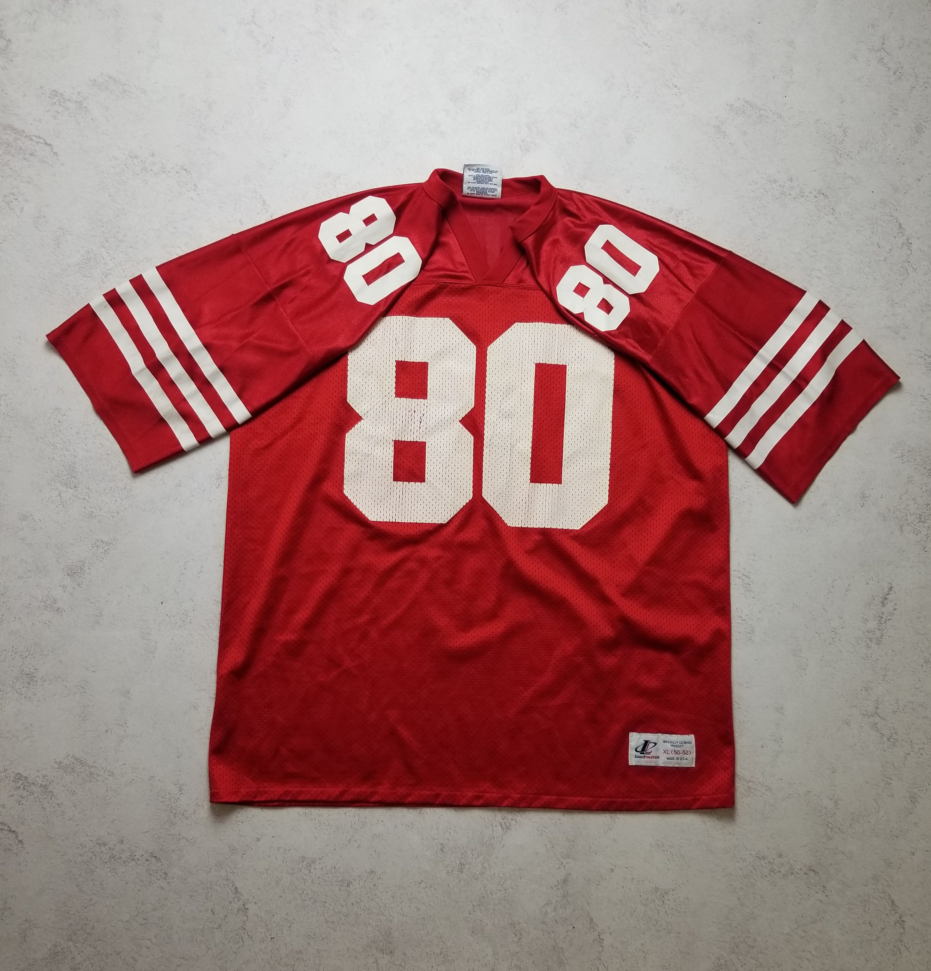 Logo Athletic VTG 80-90s NFL San Francisco 49ers Jerry Rice Jersey Size US XL / EU 56 / 4 - 2 Thumbnail
