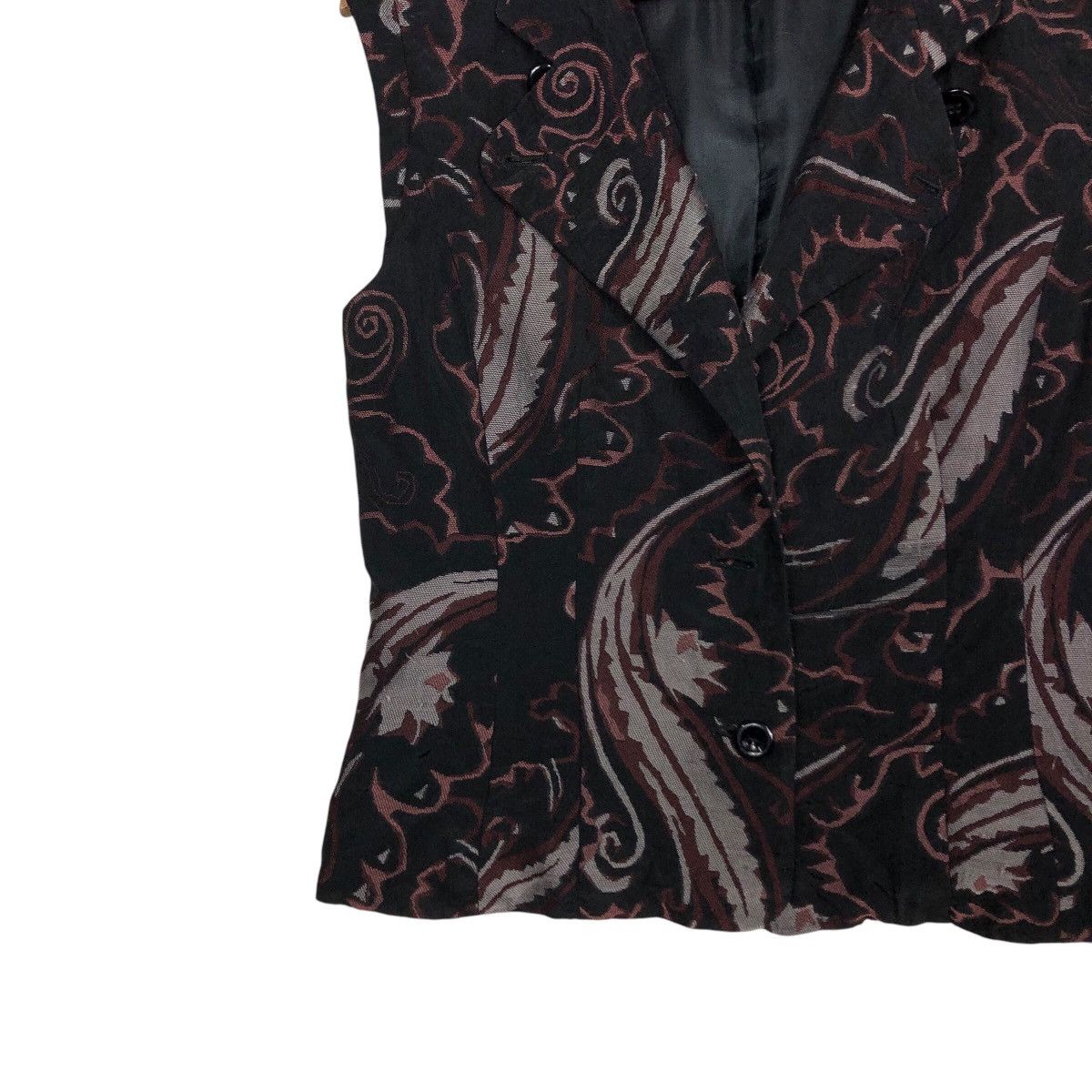 Hiroko Koshino Homme 📌Vintage Vest Jacket Batik Design Hiroko Bis Issey Miyake Size US M / EU 48-50 / 2 - 5 Thumbnail