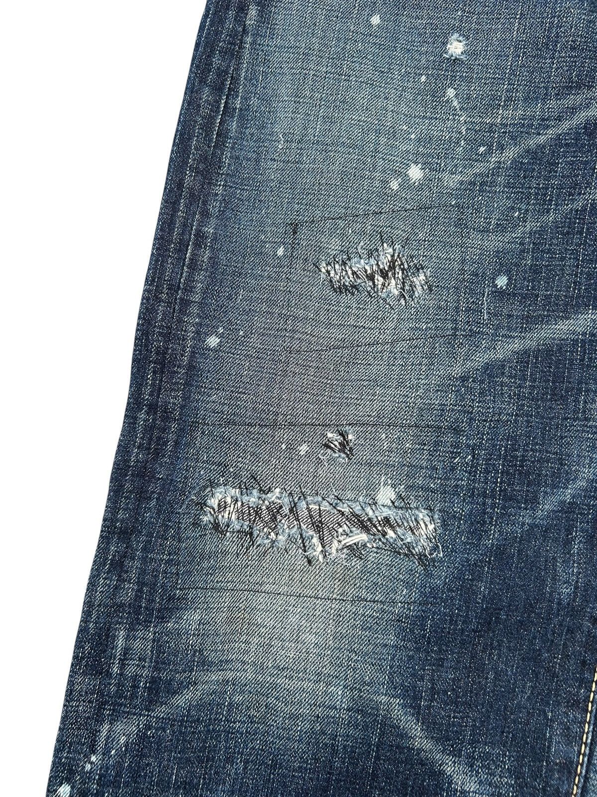 Kapital Vintage Edwin 505ZX Selvedge Buckle Back Repair Denim Jeans Size US 32 / EU 48 - 6 Thumbnail