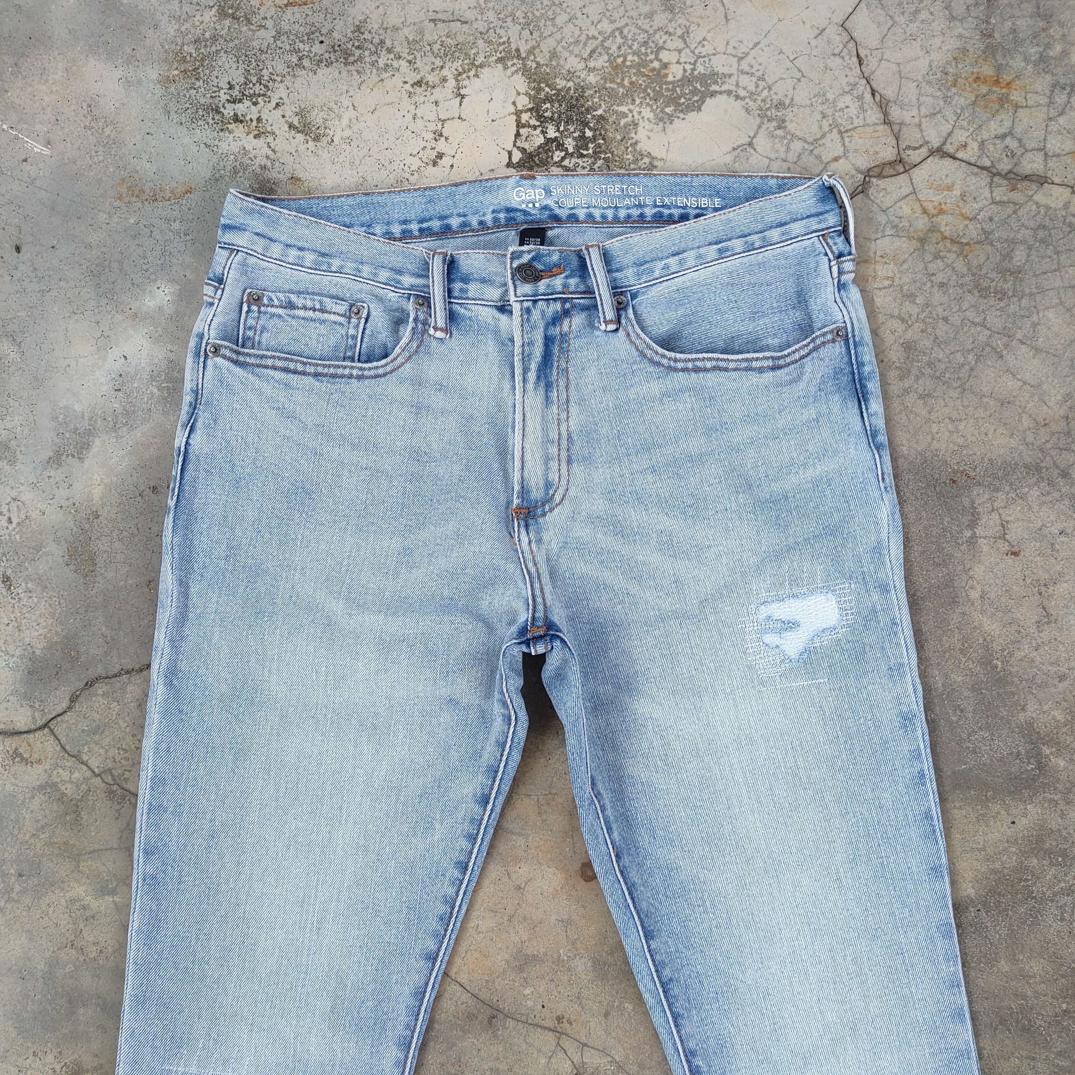 Japanese Brand VINTAGE JAPANESE FADED DISTRESSED JEANS PANTS Size US 32 / EU 48 - 3 Thumbnail