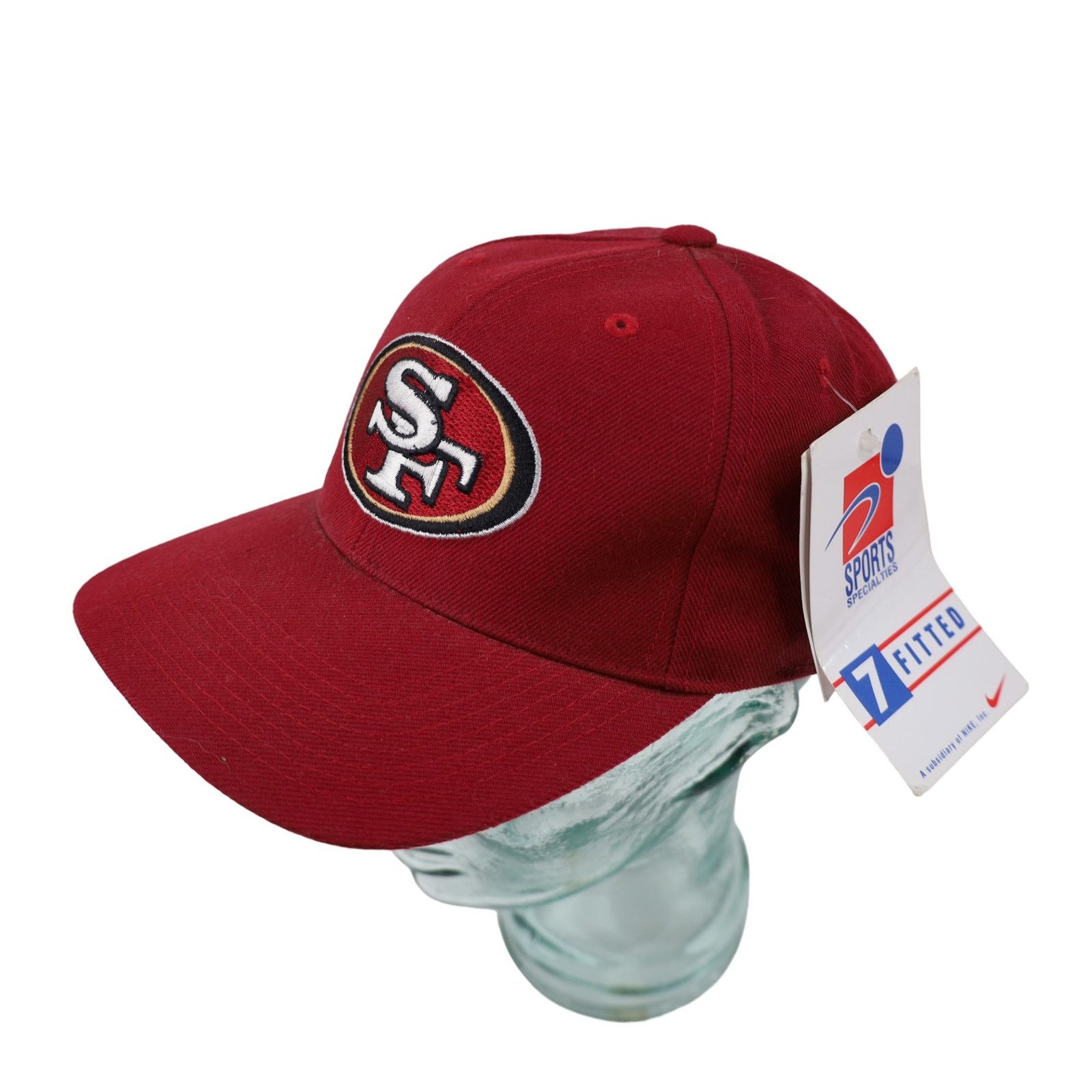 Sports Specialties × Vintage Vintage NWT Sport Specialties San Francisco 49ers Fitted Cap Size ONE SIZE - 2 Thumbnail