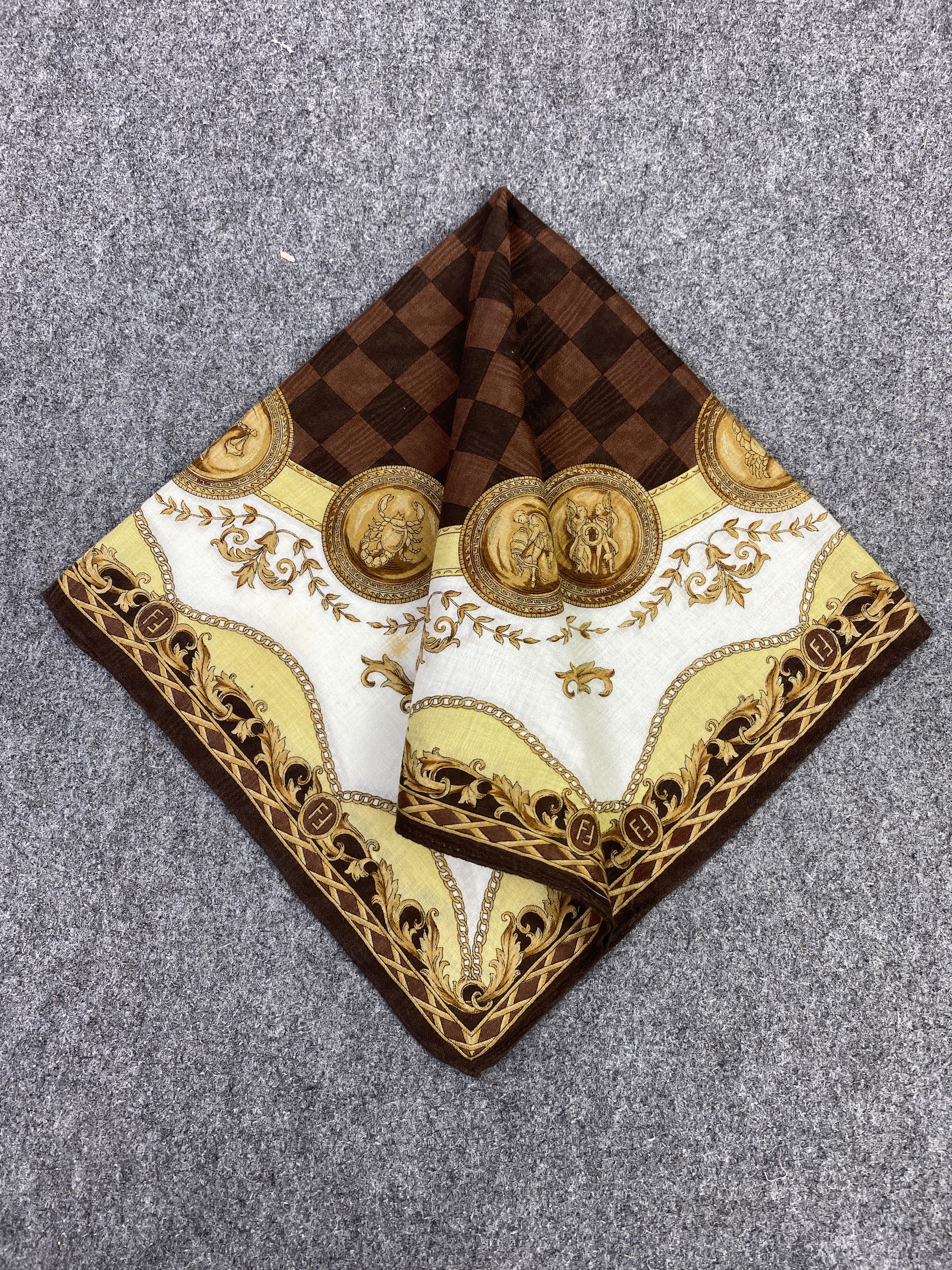 Fendi Vintage Fendi Handkerchief / Neckerchief KT0083 Size ONE SIZE - 3 Thumbnail