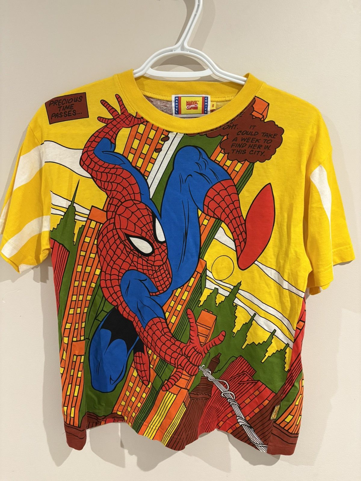 Vintage 1997 SPIDERMAN T SHIRT Size US XS / EU 42 / 0 - 1 Thumbnail