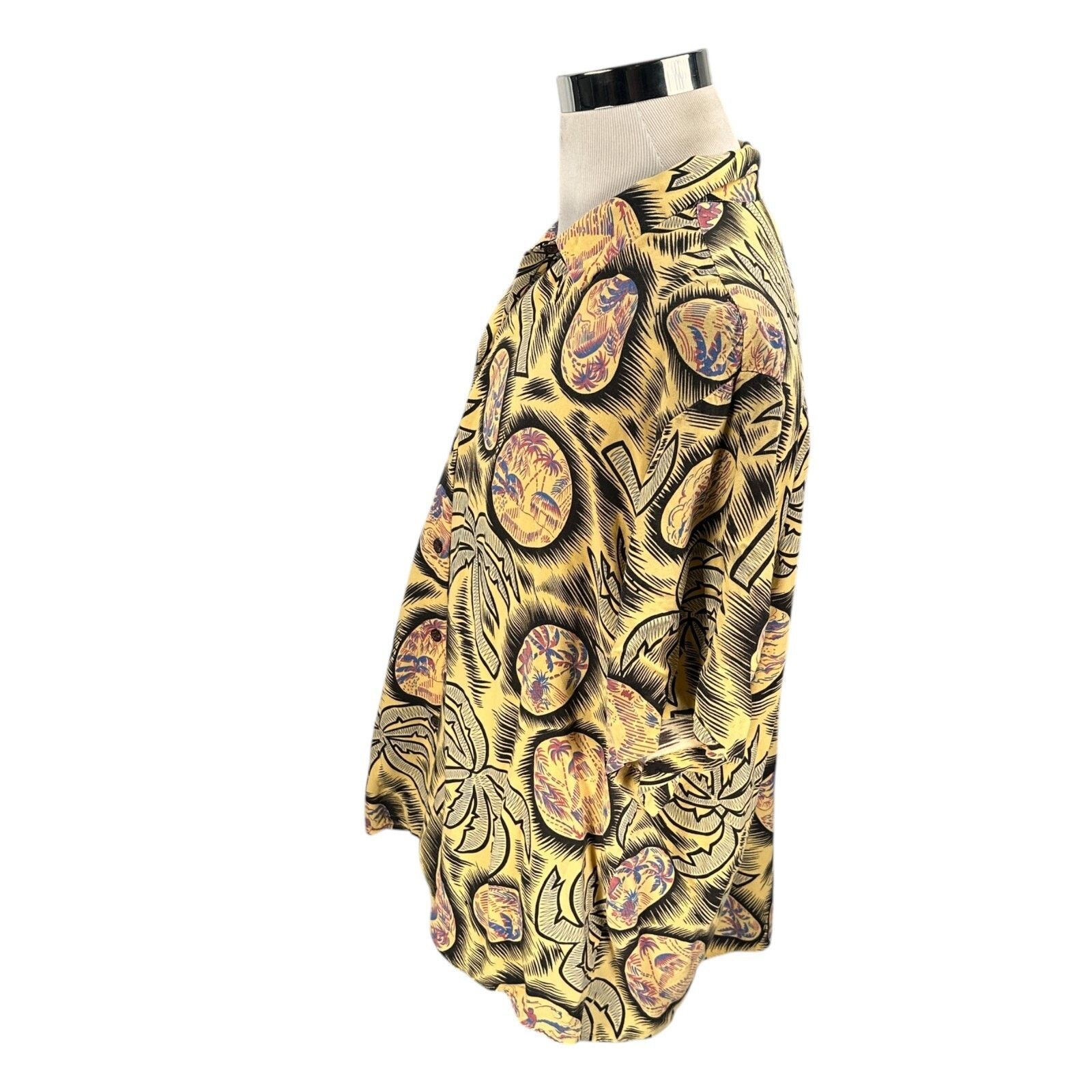 Reyn Spooner Vintage Reyn Spooner Hawaiian Shirt Men’s XL Yellow Hula Size US XL / EU 56 / 4 - 5 Thumbnail