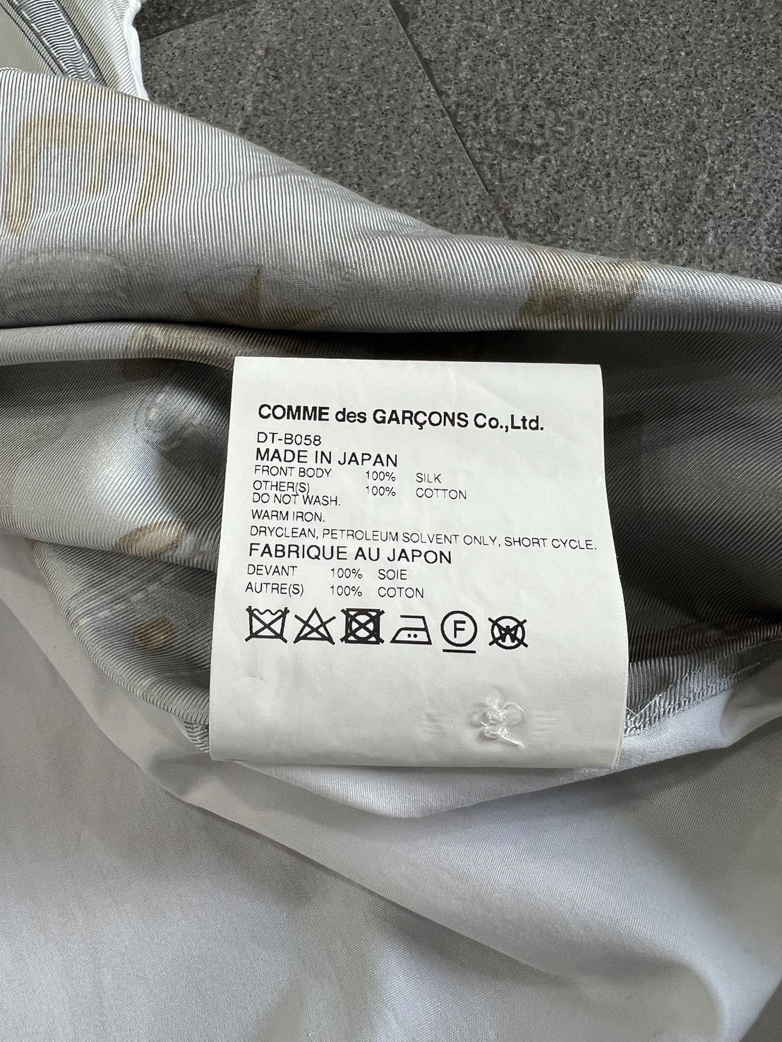 Comme des Garcons Homme Comme des Garçons Homme Deux patchwork shirt silk panel Size US M / EU 48-50 / 2 - 4 Thumbnail