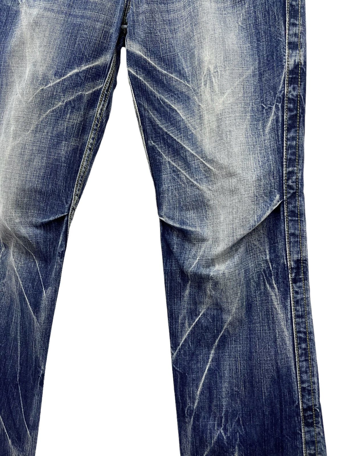 Onia VTG FLARE🔥ONIARAI Clawmark Whisker Distressed Blue Denim Size US 32 / EU 48 - 9 Thumbnail