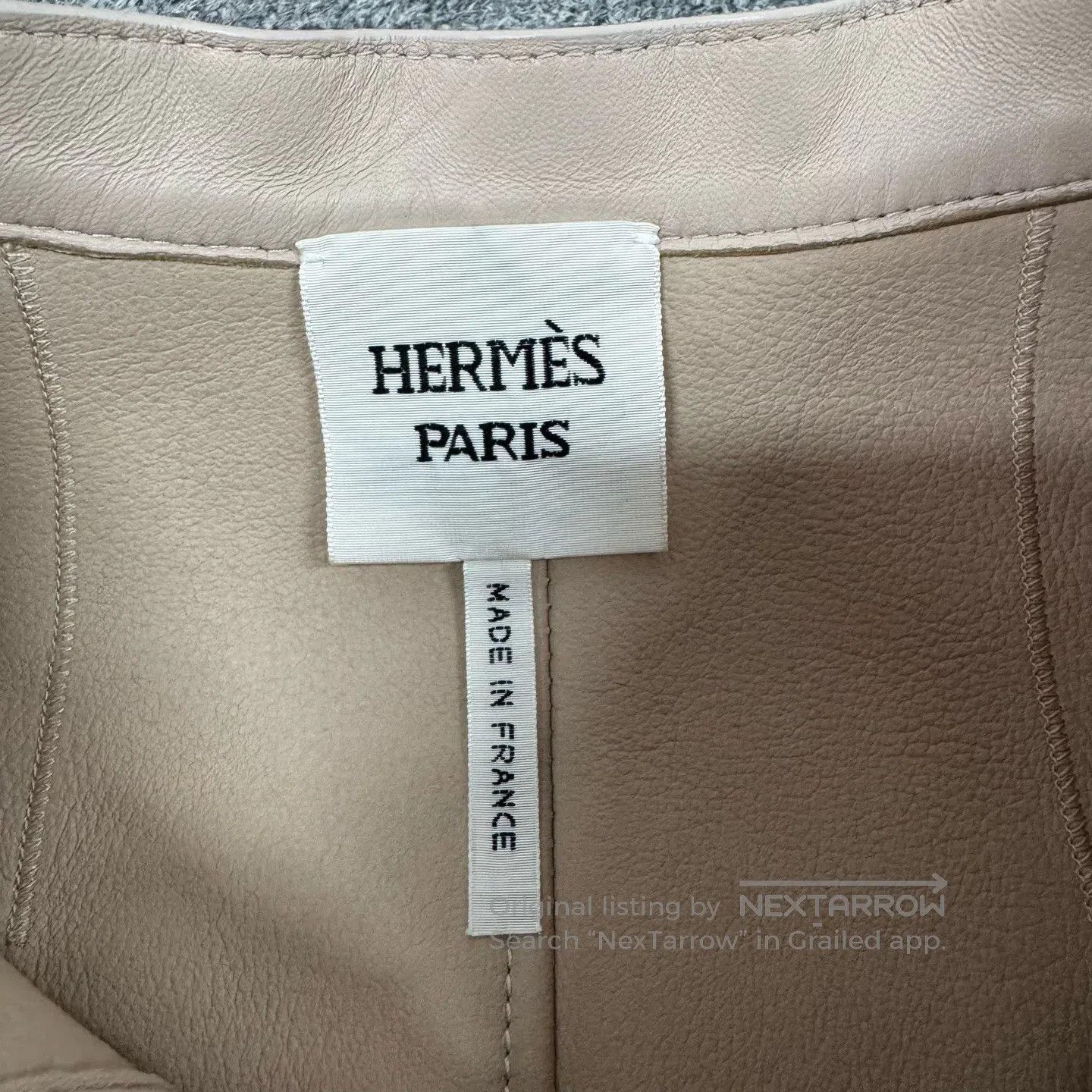 Hermes Hermes Slant-zipper fur and leather coat jacket| Size S / US 4 / IT 40 - 5 Thumbnail