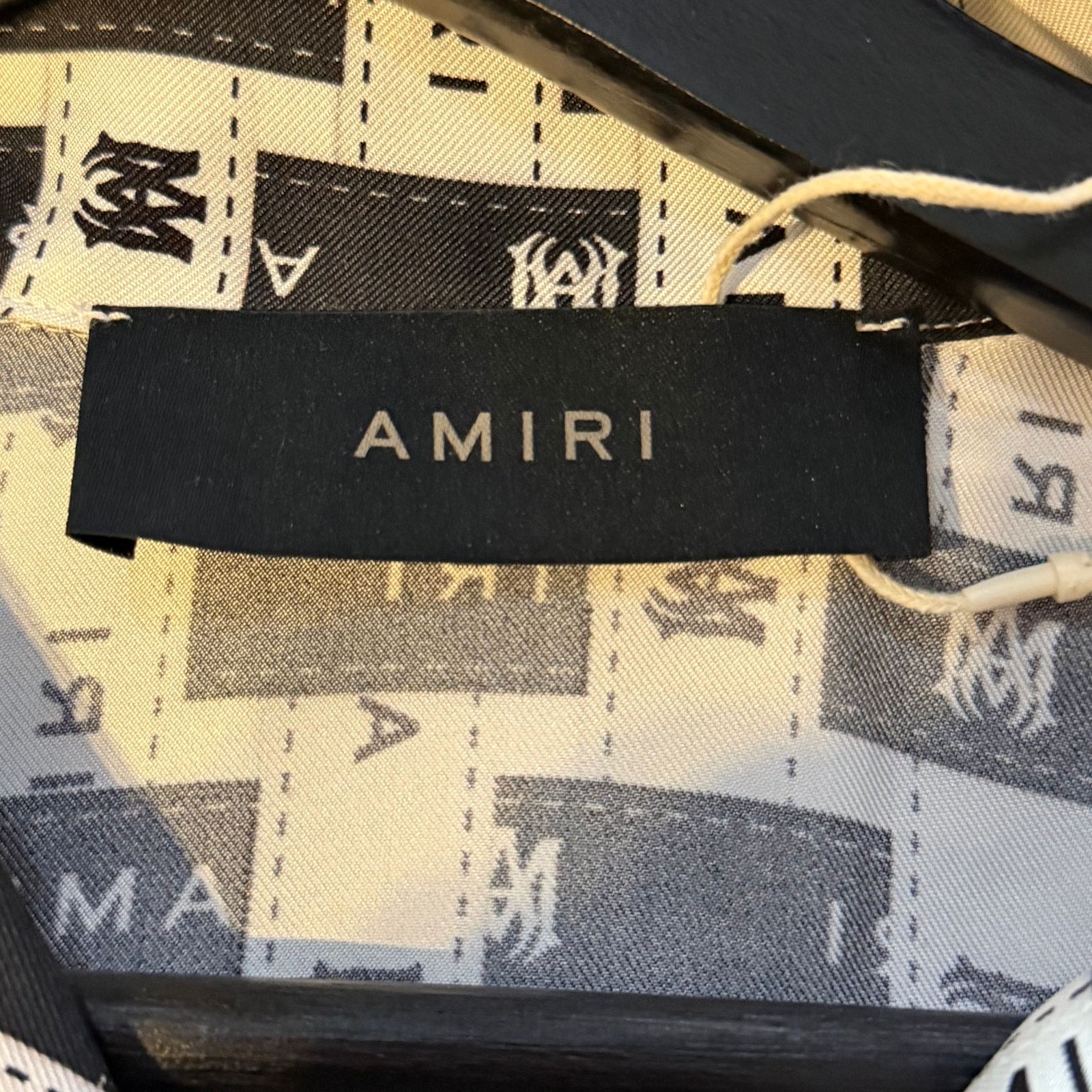 Amiri Amiri Tape Bowling Button Up Shirt Size US XL / EU 56 / 4 - 3 Thumbnail