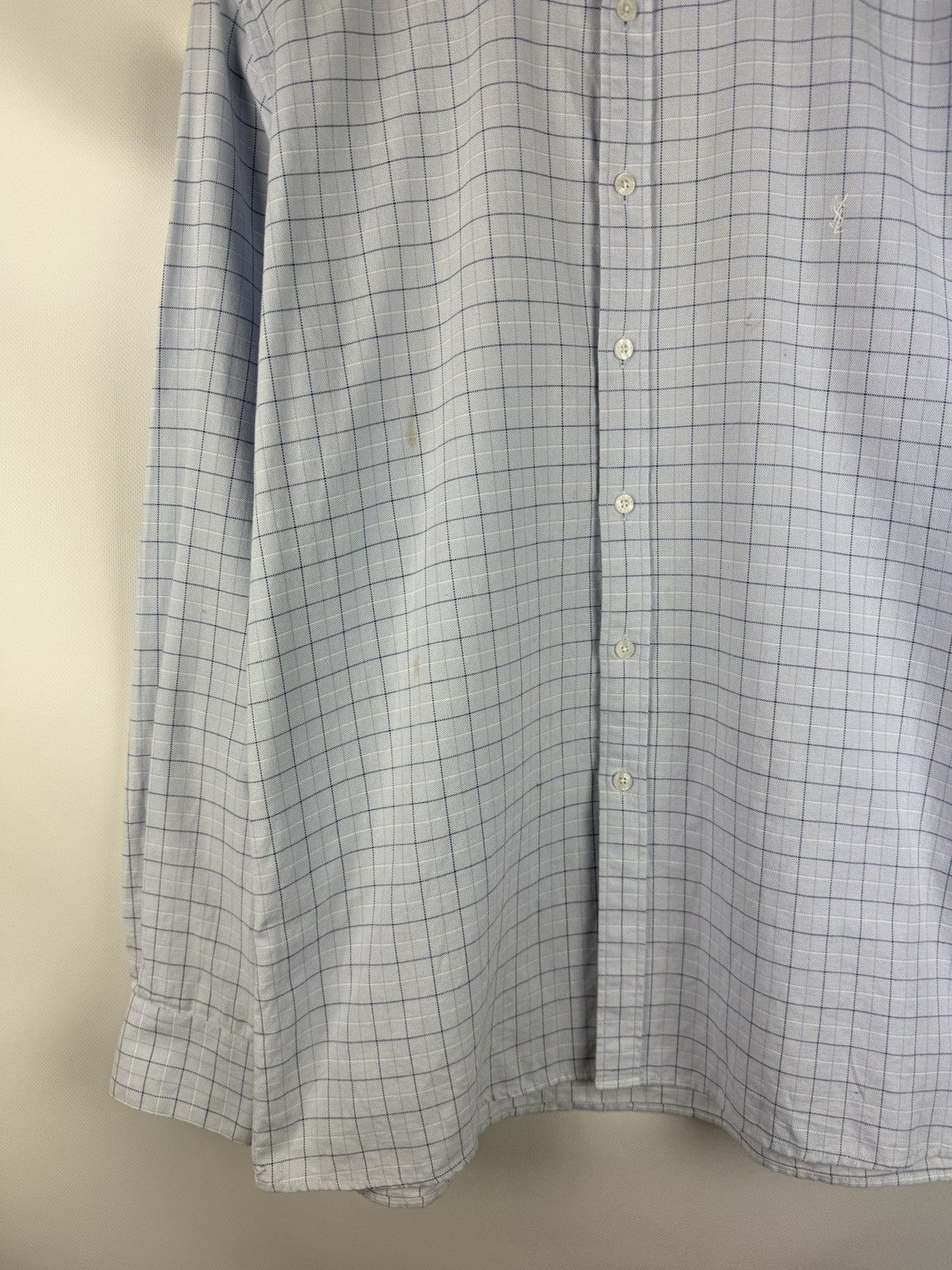 Yves Saint Laurent YSL Vintage Yves Saint Laurent L/S Plaid Button Up Shirt Size US L / EU 52-54 / 3 - 5 Thumbnail