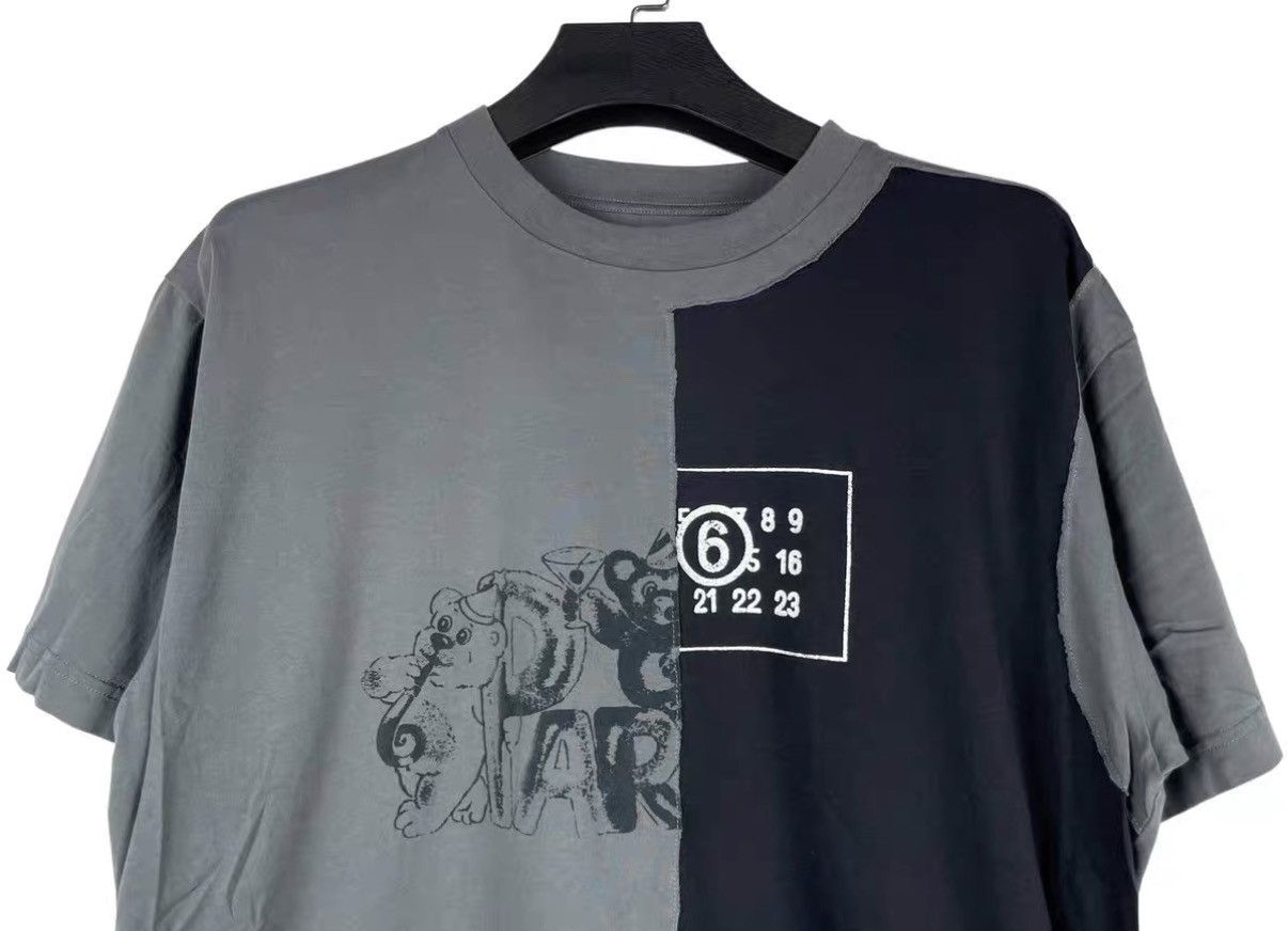 Maison Margiela Maison Margiela MM6 Patchwork Short Sleeve Tee J31 Size US M / EU 48-50 / 2 - 3 Thumbnail