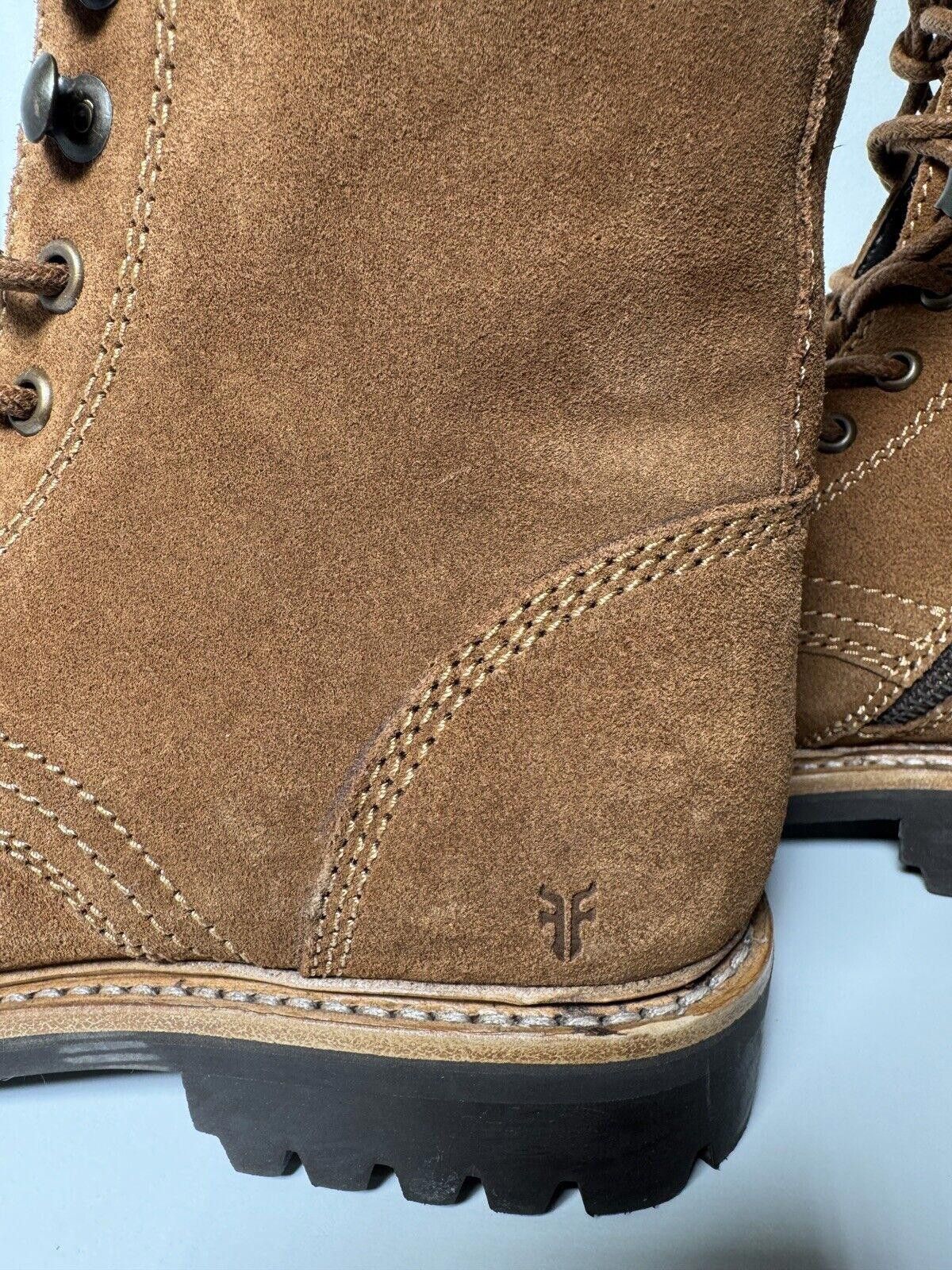 Frye Frye & Co Russell Lace-Up Suede Boots Side Zipper Men Sz 8 Size US 8 / EU 41 - 6 Thumbnail