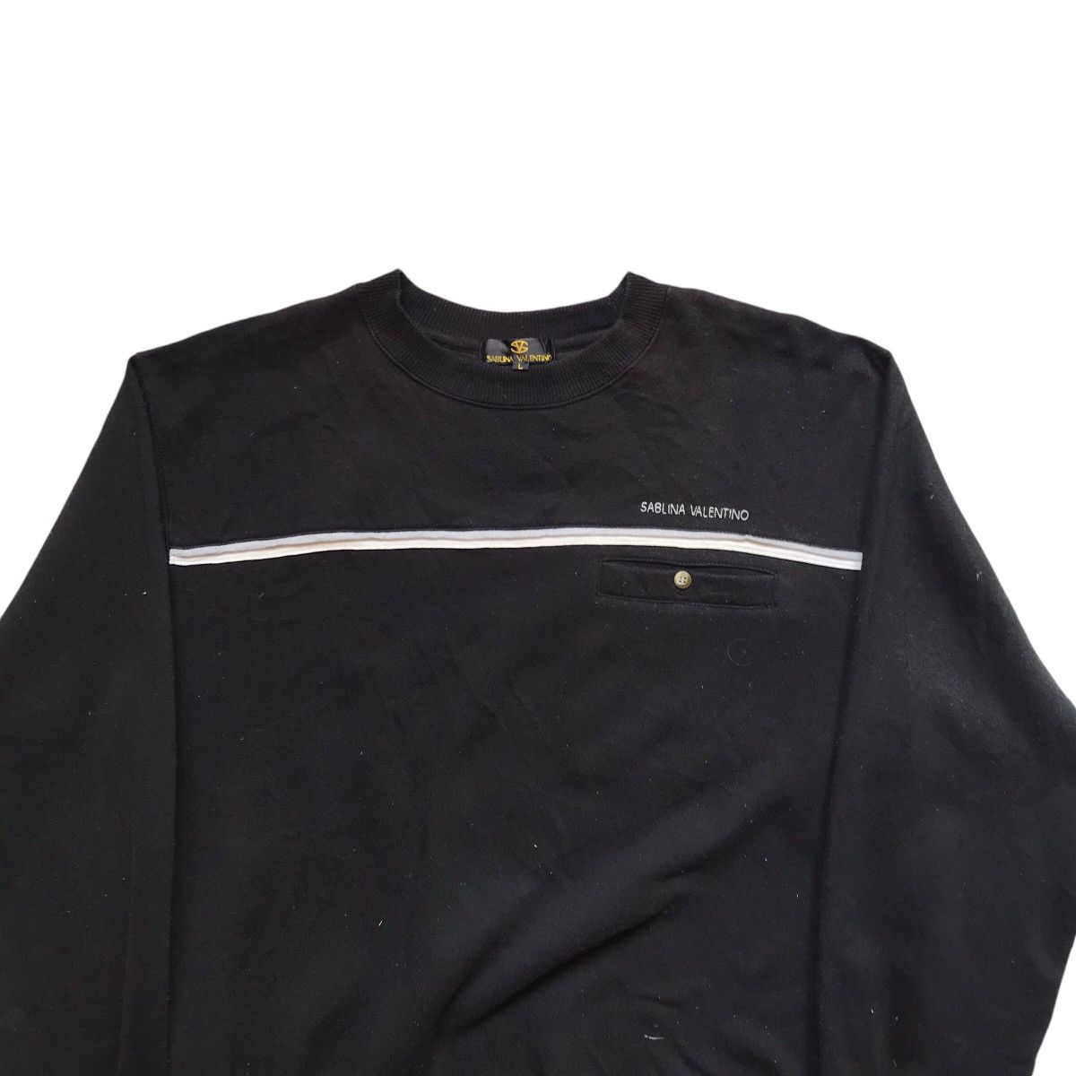 Japanese Brand × Valentino × Vintage Vintage Sablina Valentino Single Pocket Crewneck Size US L / EU 52-54 / 3 - 1 Thumbnail