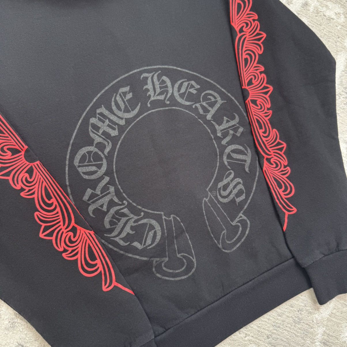 Chrome Hearts Horseshoe floral pullover hoodie Size US XS / EU 42 / 0 - 2 Thumbnail