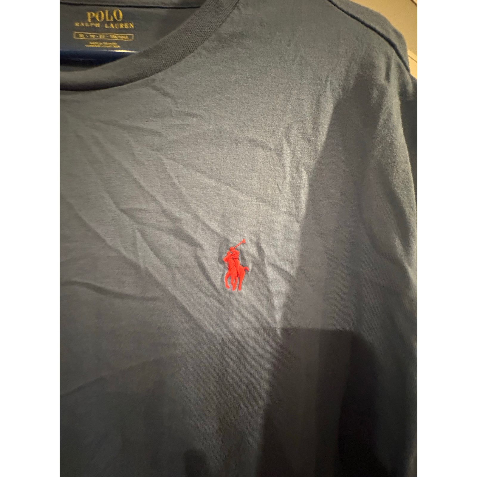 Polo Ralph Lauren Polo Ralph Lauren Men’s Crewneck T-Shirt – Blue – XL Size US XL / EU 56 / 4 - 4 Thumbnail