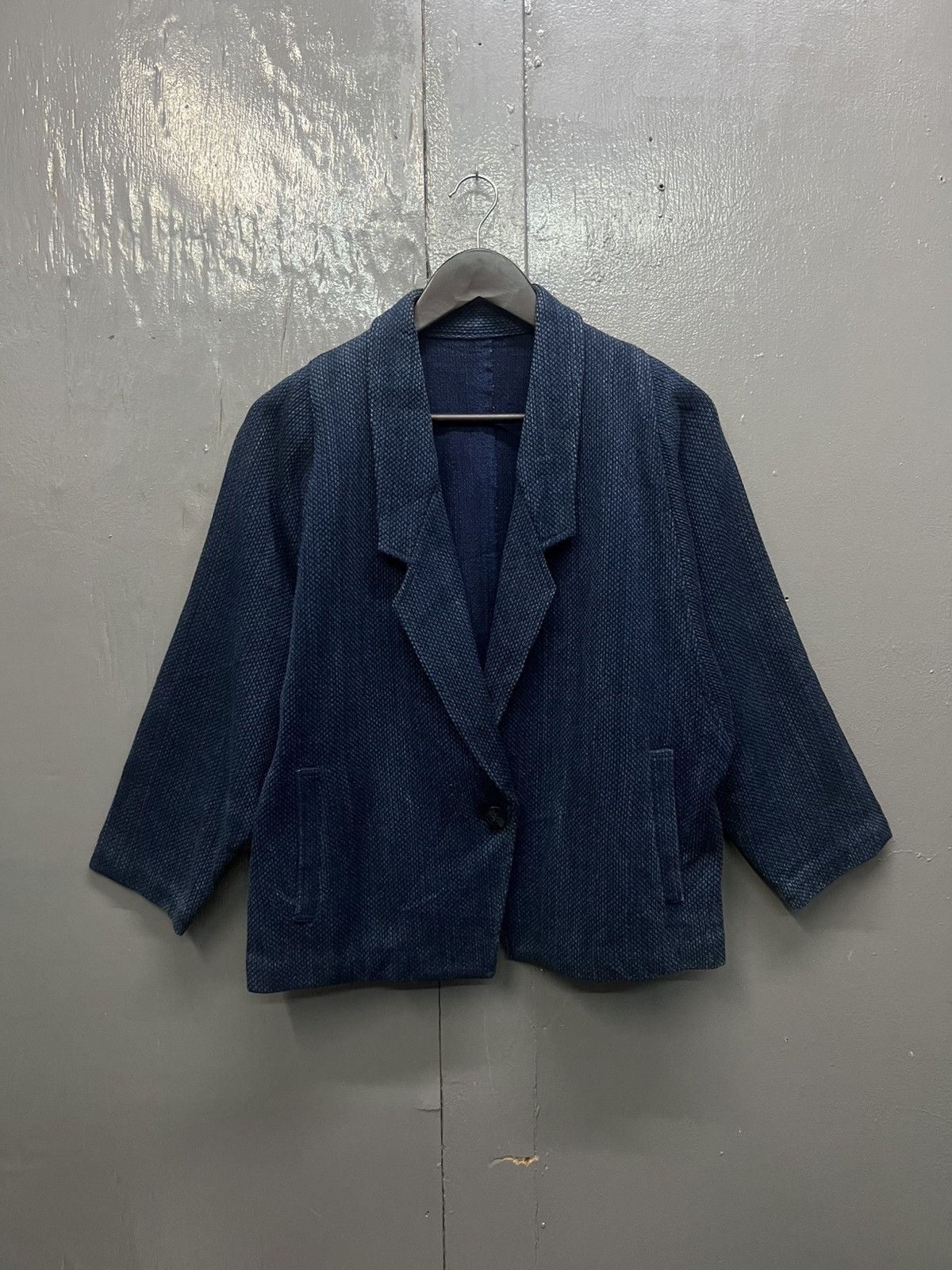 Japanese Brand Japan Indigo Dye Sashiko Kendo Jacket Size US M / EU 48-50 / 2 - 1 Thumbnail