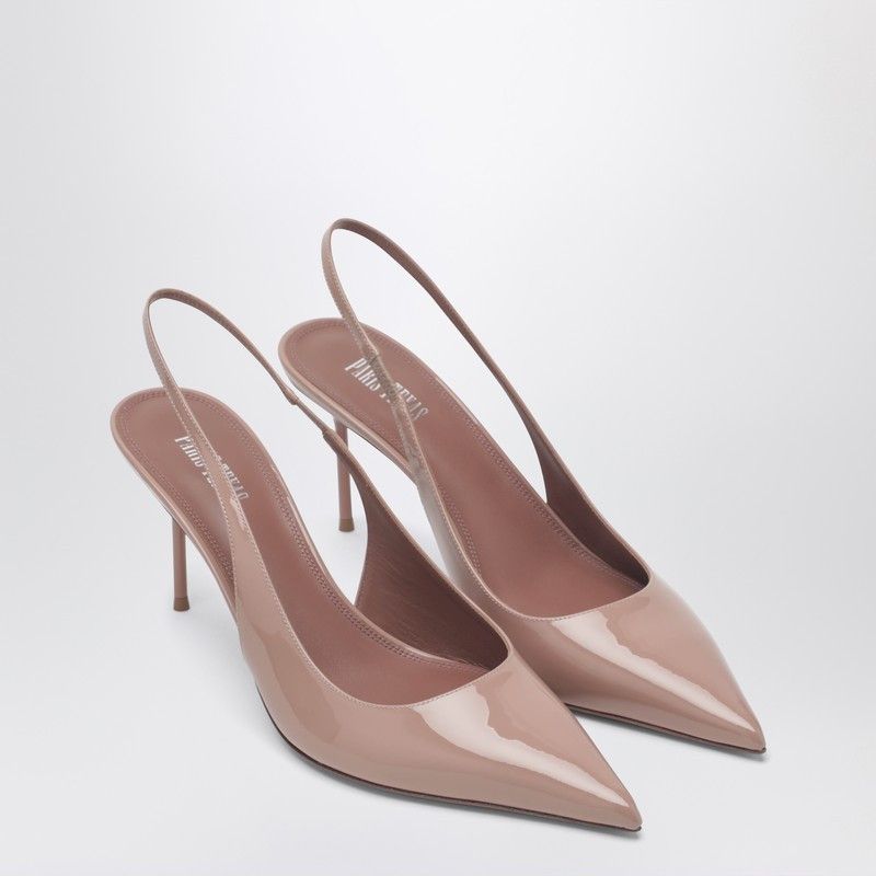 Paris Texas Paris Texas Lidia Pink Patent Leather Slingback Size US 10 / IT 40 - 1 Thumbnail