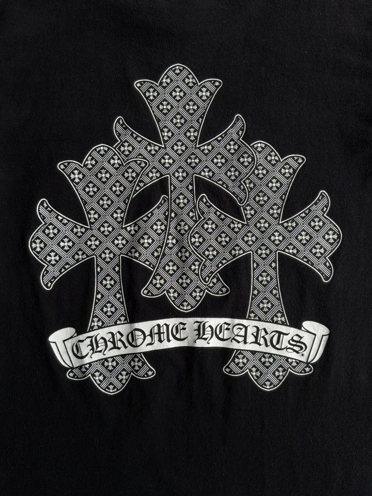 Chrome Hearts Vintage Chrome - Triple Cross Monogram Tee Size US S / EU 44-46 / 1 - 4 Thumbnail