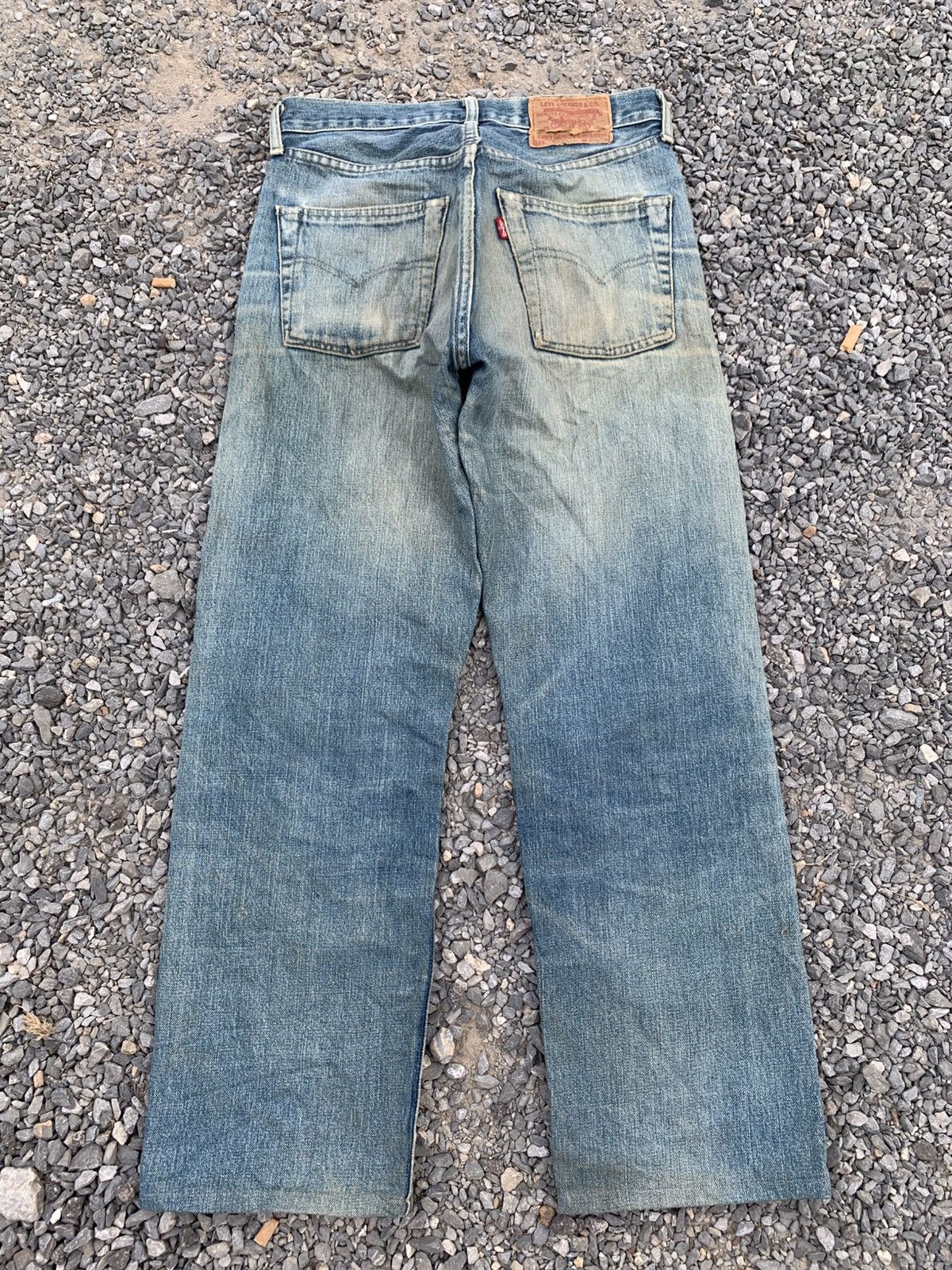 Levi's VINTAGE LEVIS 503BXX SELVEDGE BUTTON FLY DISTRESSED DENIM Size US 28 / EU 44 - 2 Thumbnail