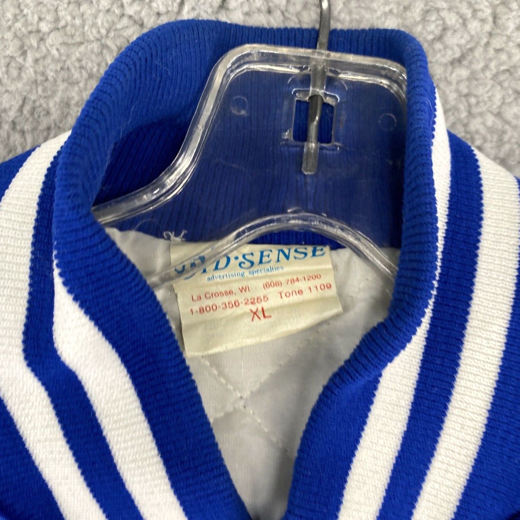 Vintage VINTAGE Ready Bus Lines Snap Up Lined Satin Blue Jacket Jacket Bomber Men XL Blue Satin Lined Vintage Mens Size US XL / EU 56 / 4 - 4 Thumbnail