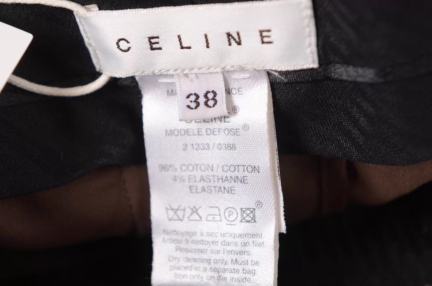 Celine Celine Tailored Trousers Size 26" / US 2 / IT 38 - 3 Thumbnail