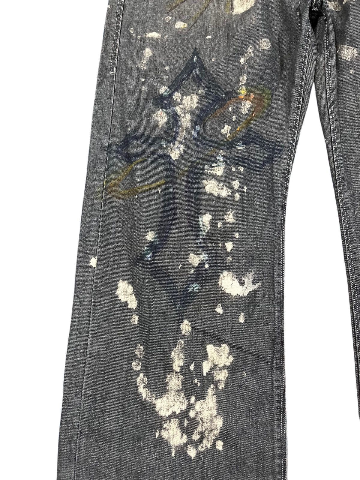LVC × Levi's × Levi's Vintage Clothing Vintage Levis 569 Paint Splatter Mural Denim Size US 43 - 5 Thumbnail