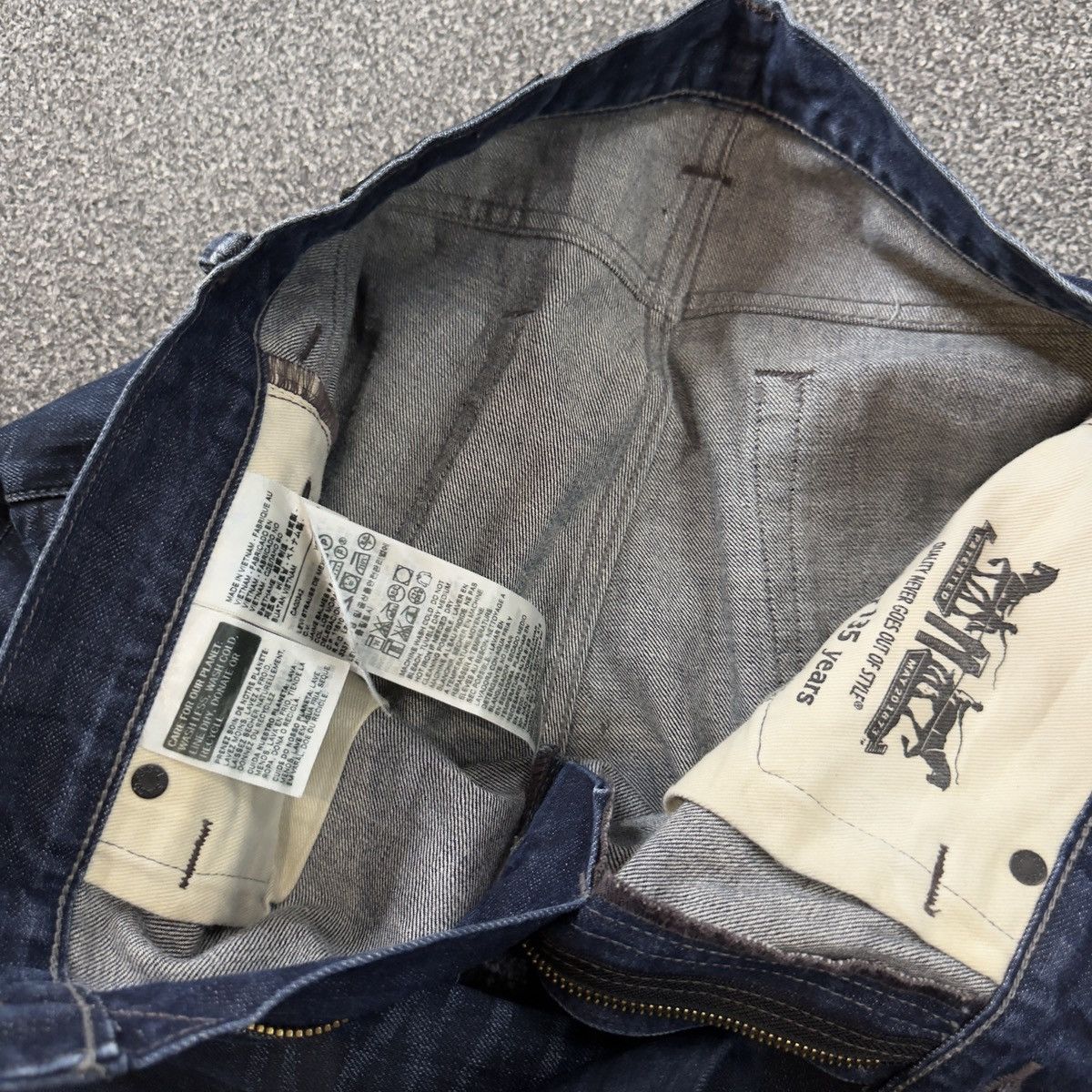 Engineered Garments × Levi's Vintage Y2K Levis Single R Black Denim Size US 30 / EU 46 - 10 Thumbnail
