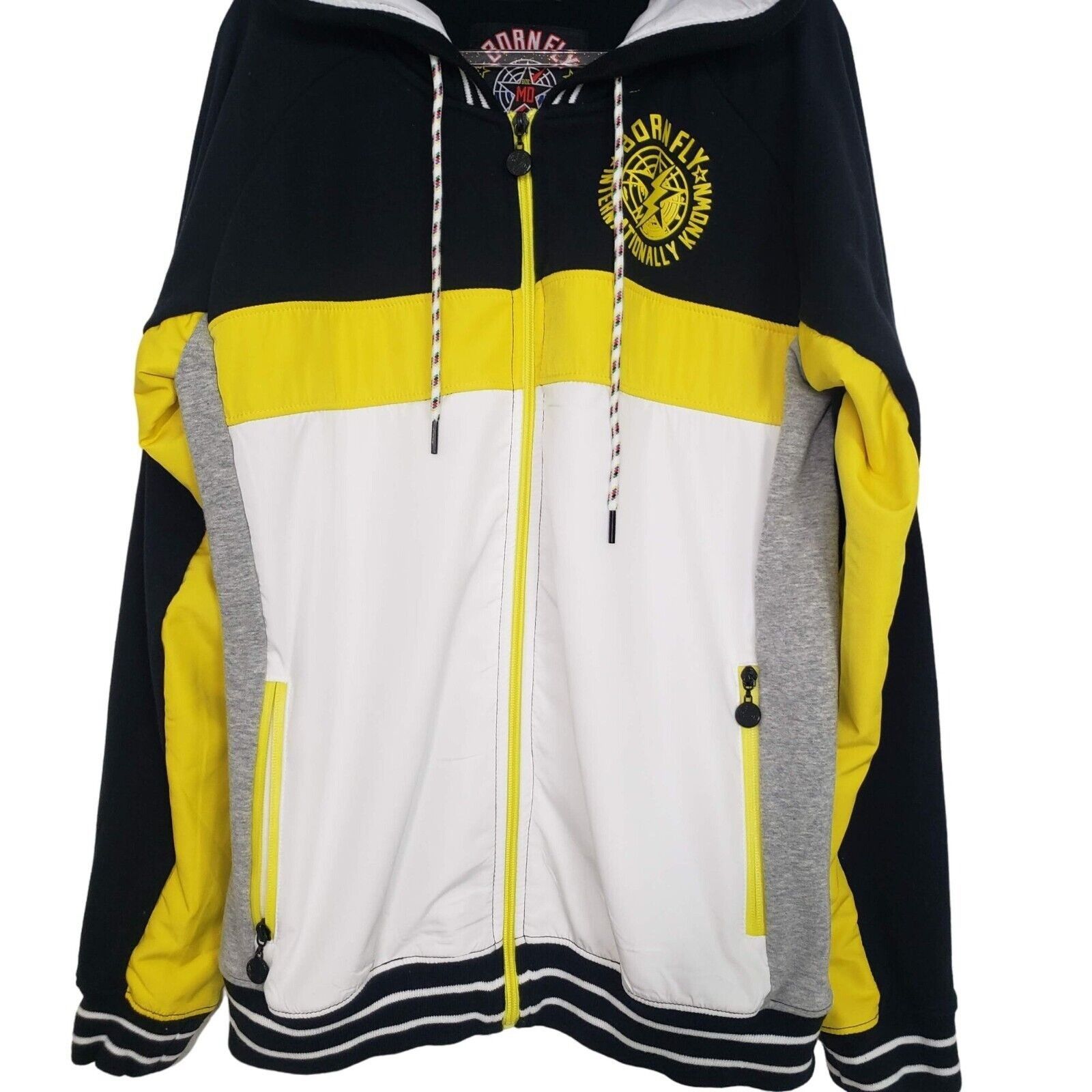 Born Fly Born Fly Bora Bora Embroidered Hoodie Mens Size Medium Full Size US M / EU 48-50 / 2 - 2 Thumbnail
