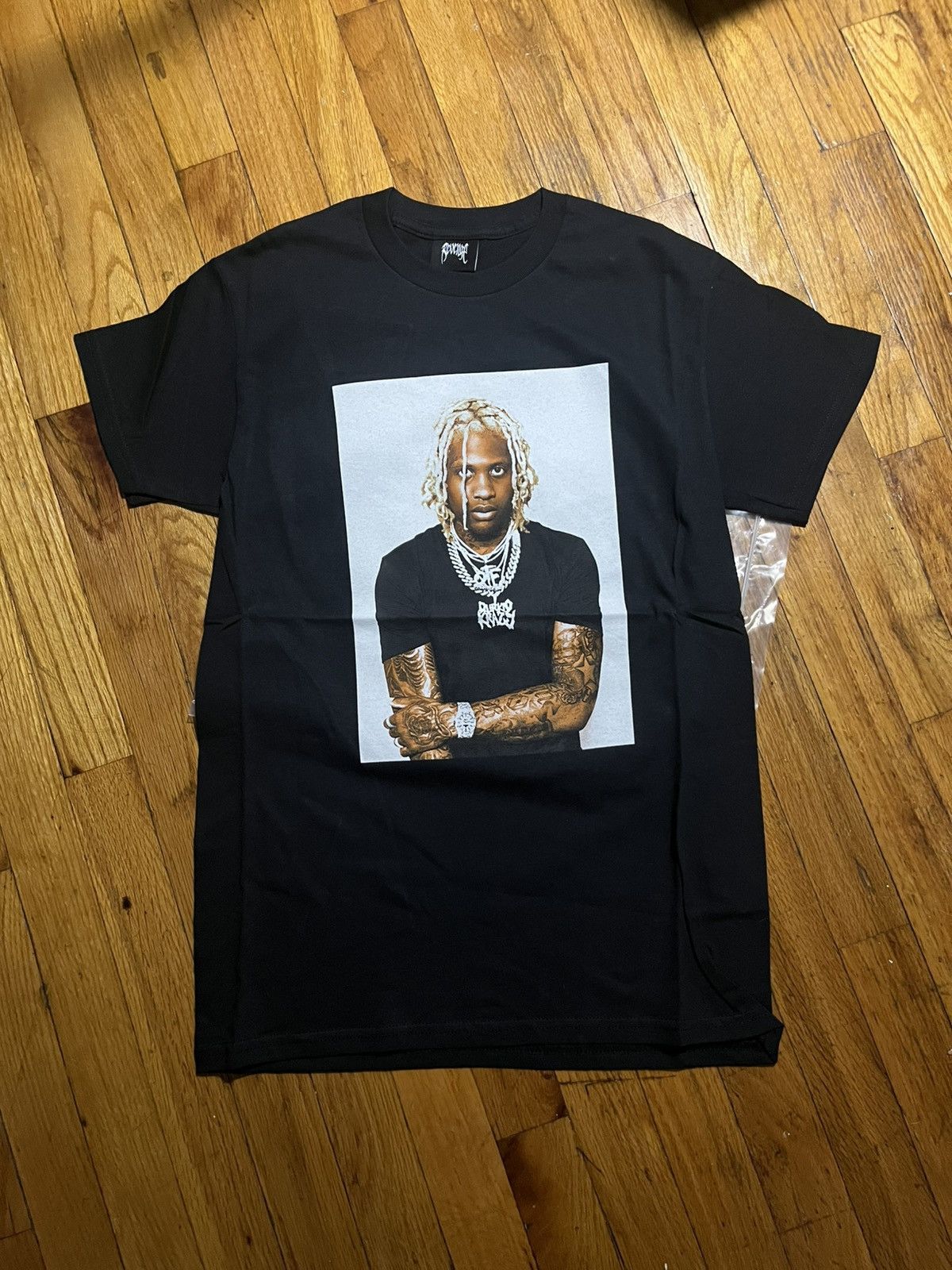 Revenge Revenge lil durk tee black | Grailed