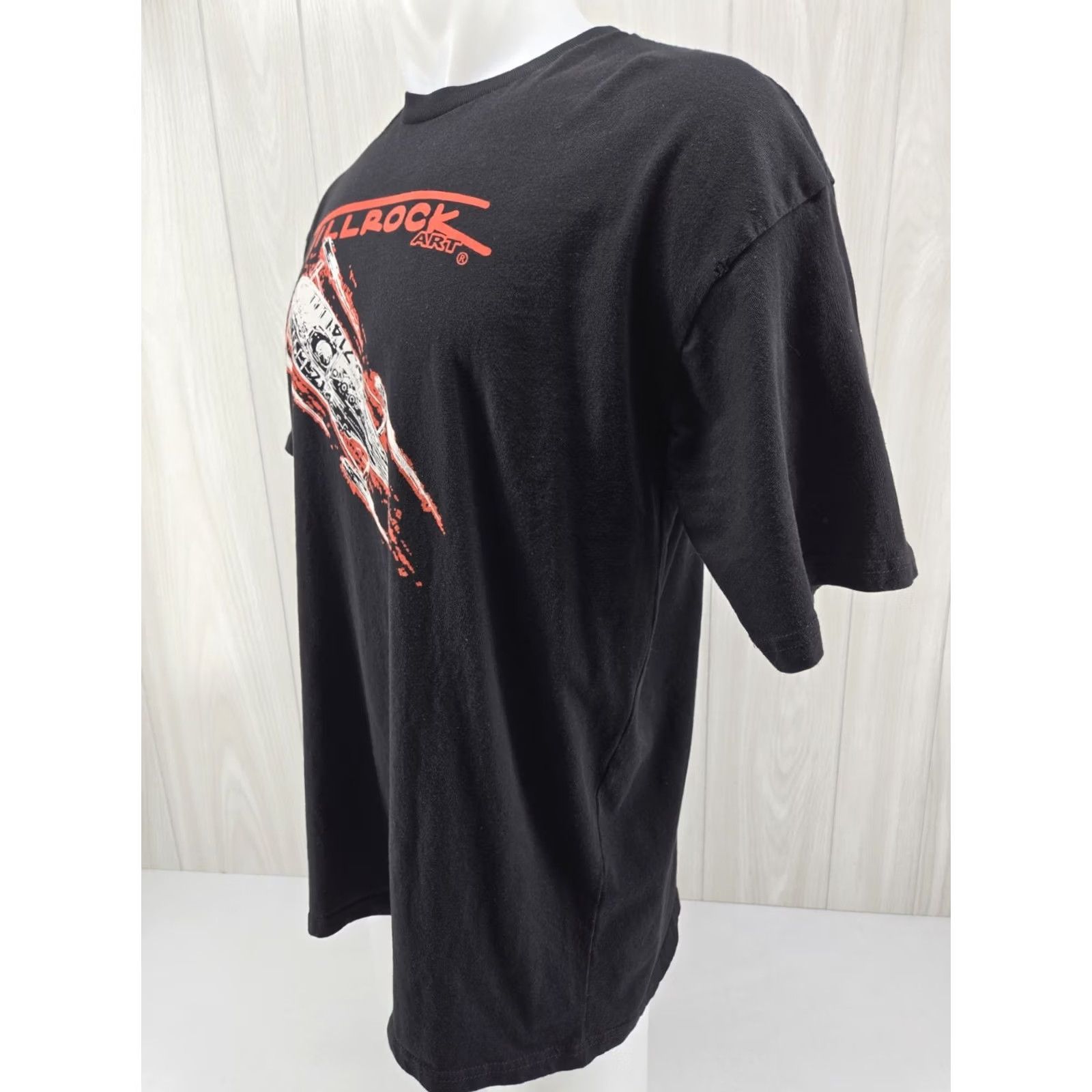 Vintage HOLE Ed Tillrock Art T Shirt XL USA Mens Short Sleeve Black USA Theme 90s? No, keep concise. Size US XL / EU 56 / 4 - 4 Thumbnail