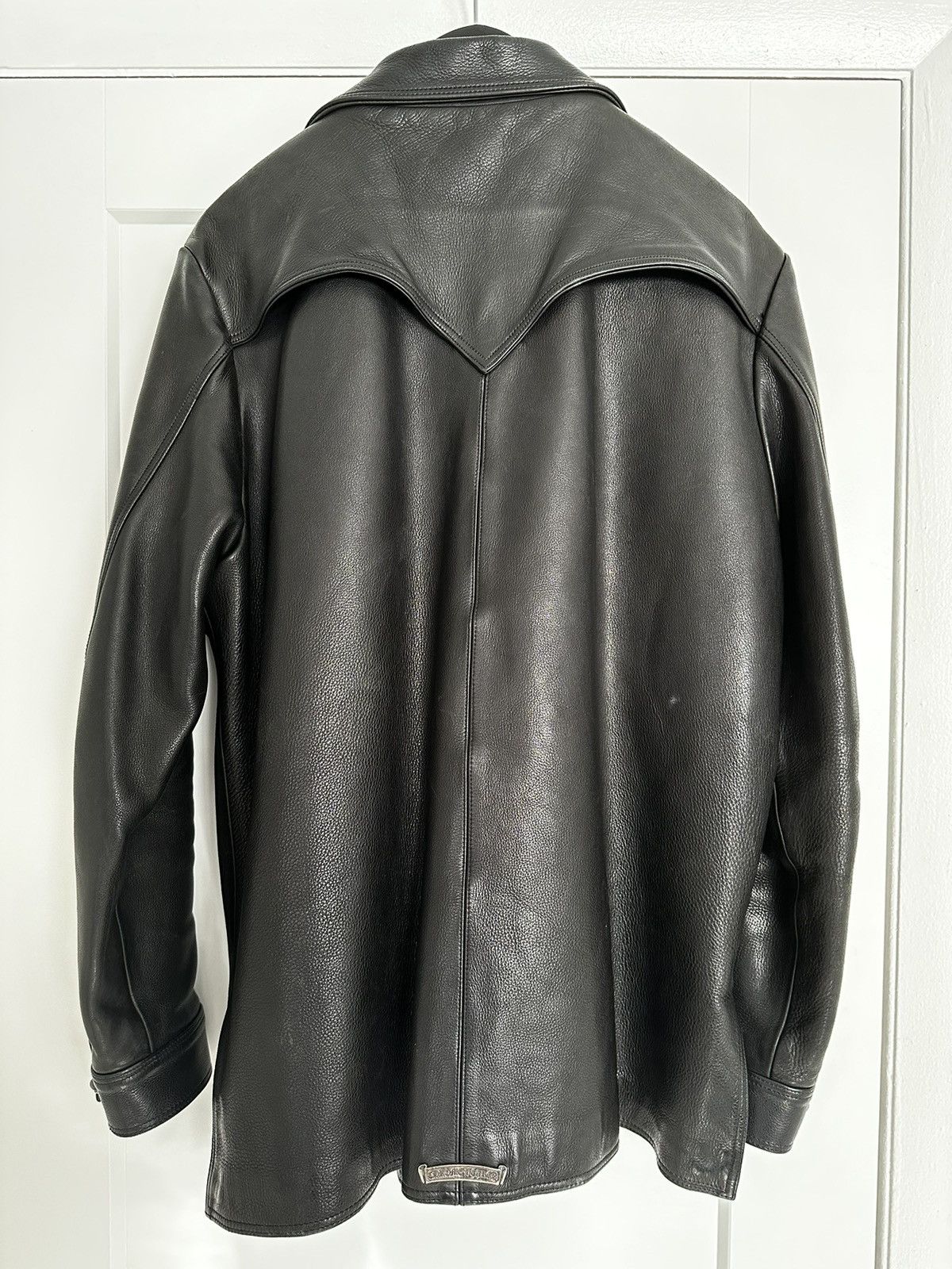 Chrome Hearts RARE Talon Leather Motorcycle Jacket 1993 Size US M / EU 48-50 / 2 - 4 Thumbnail