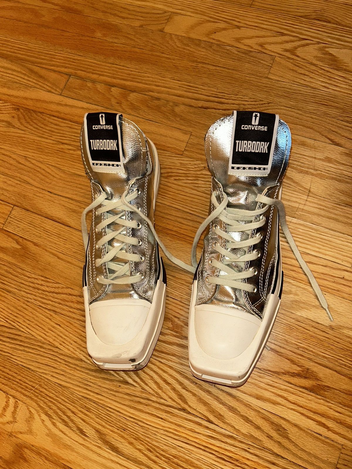 Converse × Rick Owens Drkshdw Rick Owens DrkShdw x Converse Lowtop Sneakers Size US 8.5 / EU 41-42 - 7 Thumbnail