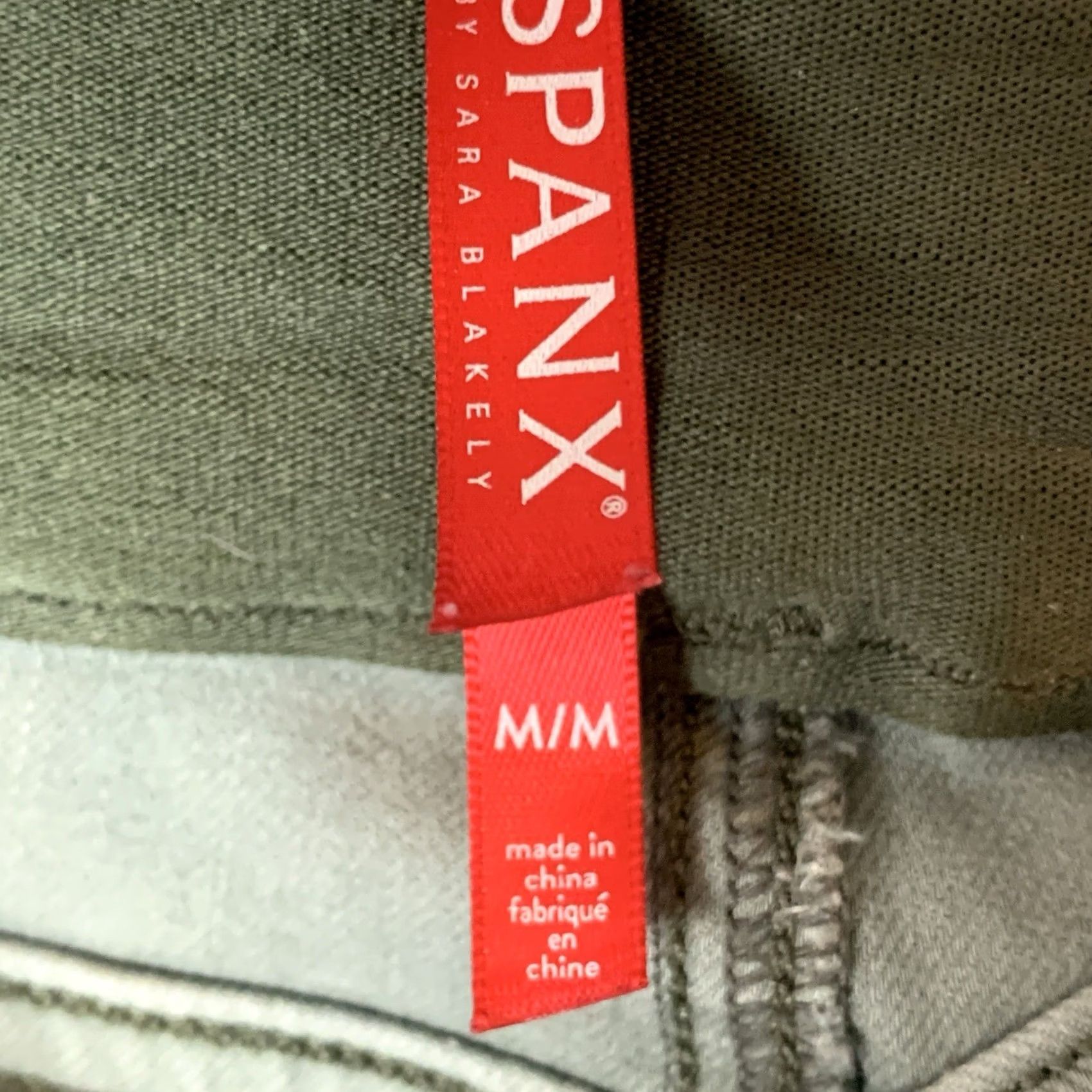 Spanx Spanx Jeans Women Size Medium Green Cargo Pull On Casual Preppy Momcore Denim 5-Pocket Stretch Regular Slim Skinny Wool? Size 32" / US 10 / IT 46 - 3 Thumbnail
