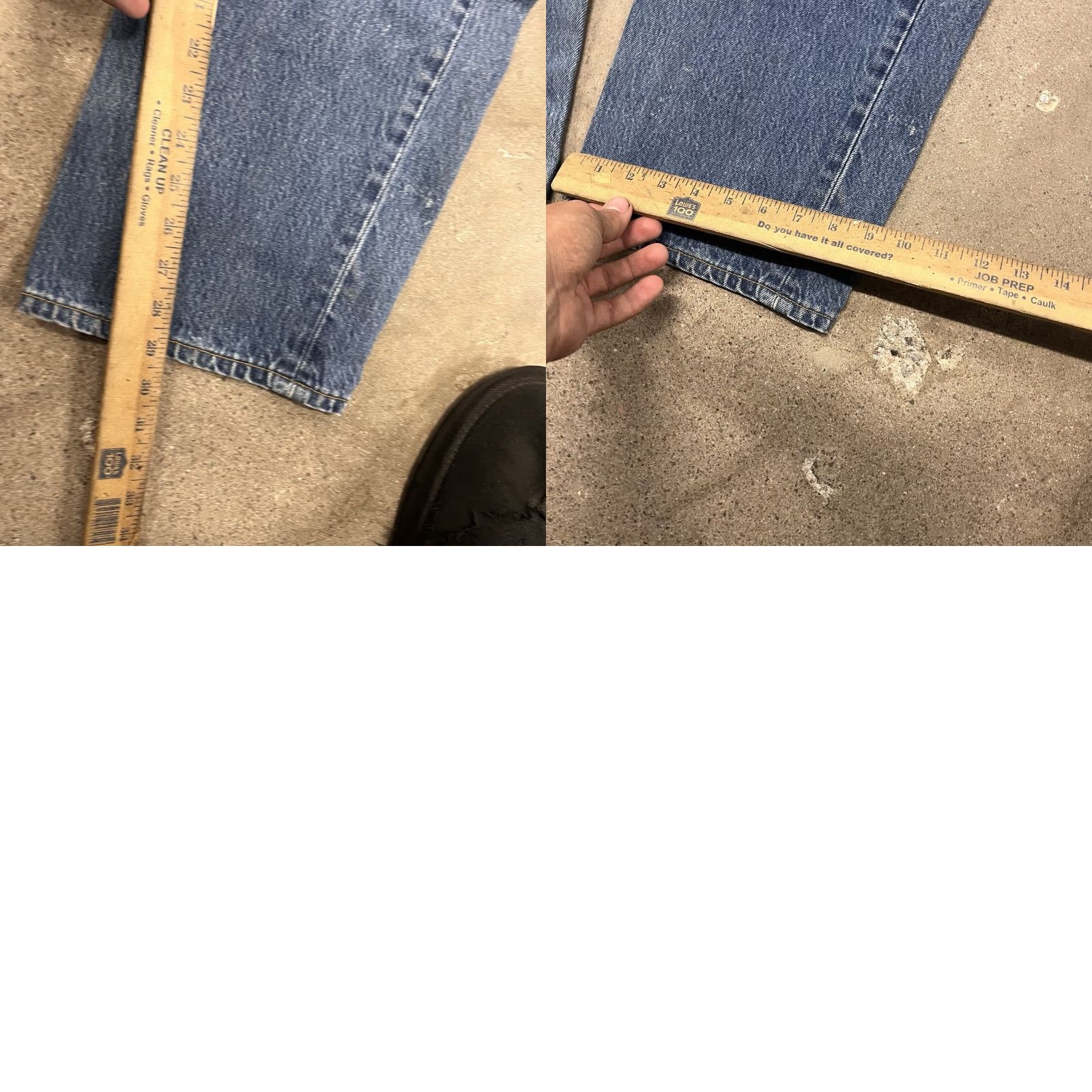 VTG Levi's 501 Jeans Mens 38x32 USA Made 90s Denim Distressed Blue Regular Straight Button Fly Pockets 5-Pocket Design Vintage Clothing Men's