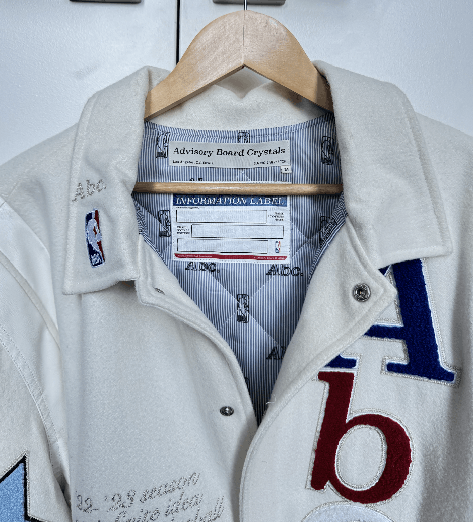 Advisory Board Crystals × NBA Abc. NBA Team Varsity Jacket (White) Size US M / EU 48-50 / 2 - 2 Thumbnail