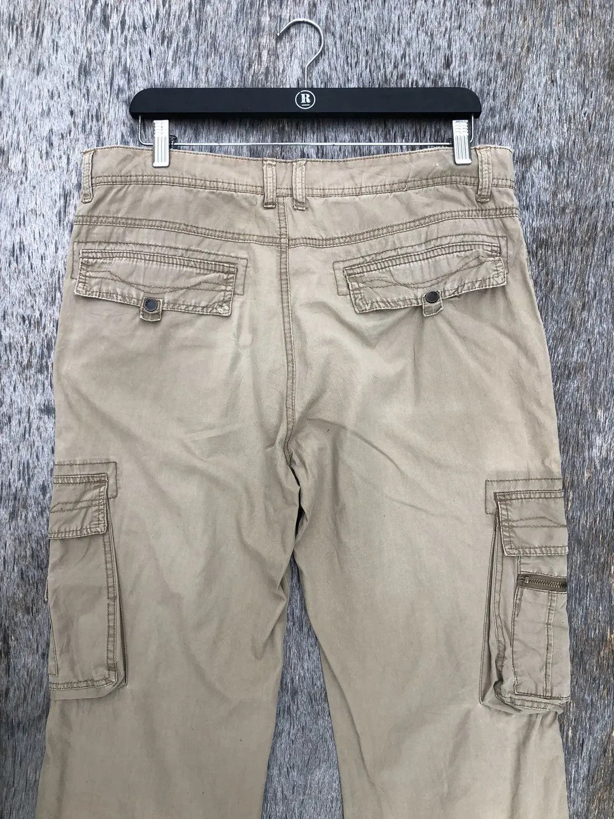 Japanese Brand × Vintage Vintage Cargo Pants 8 Pocket Rare Design Size US 36 / EU 52 - 13 Thumbnail