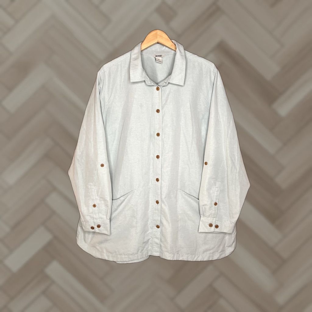 Vintage Duluth Blue Long Sleeve Button-Up Breathable 3X Mens Shirt Size US XXL / EU 58 / 5 - 1 Thumbnail