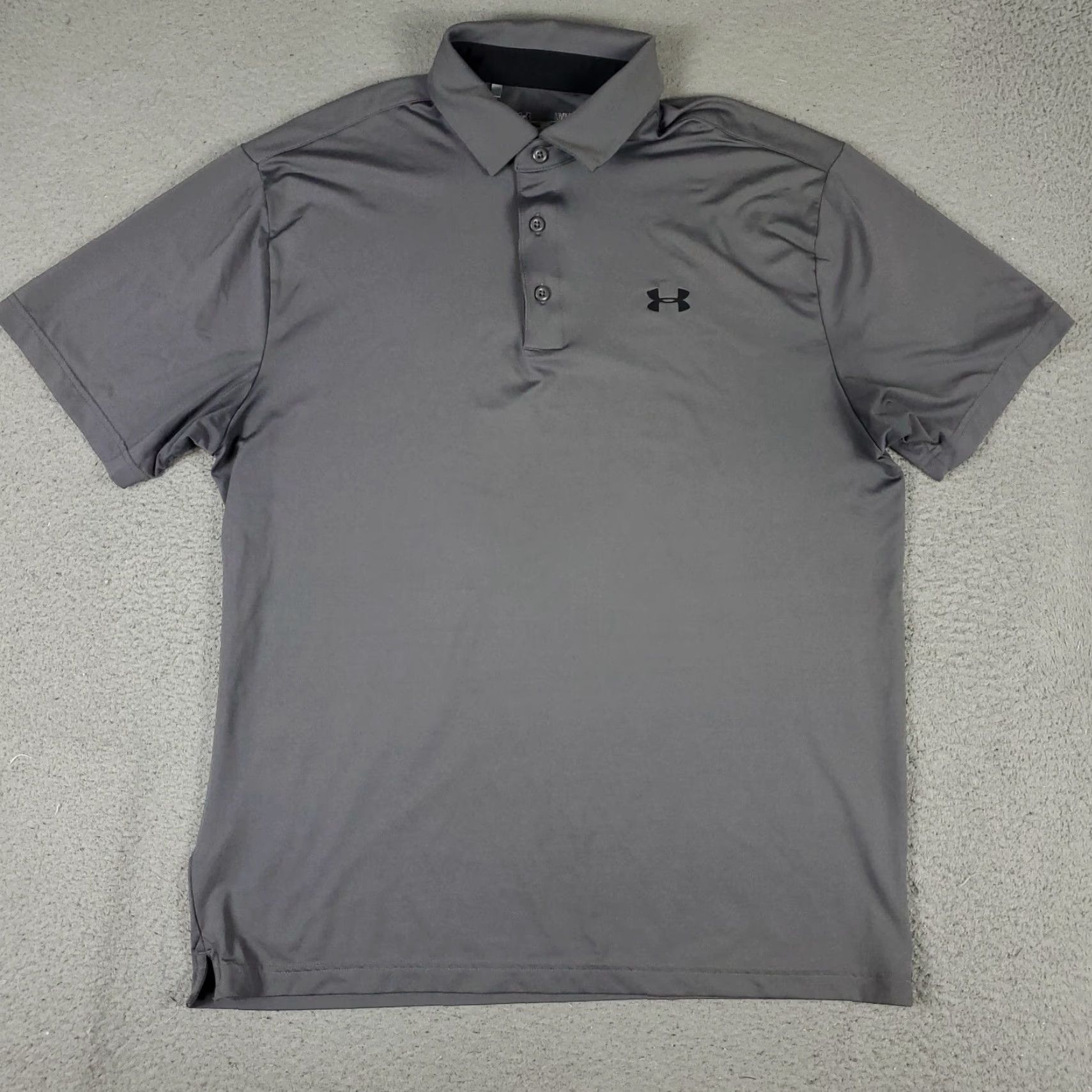 Under Armour Under Armour Polo Shirt Mens Size Large Gray Golf Casual Short Sleeve Shirt Mens Polo Under Armour HeatGear Polo Gray Golf Casual Short Sleeve Mens Size US L / EU 52-54 / 3 - 2 Thumbnail