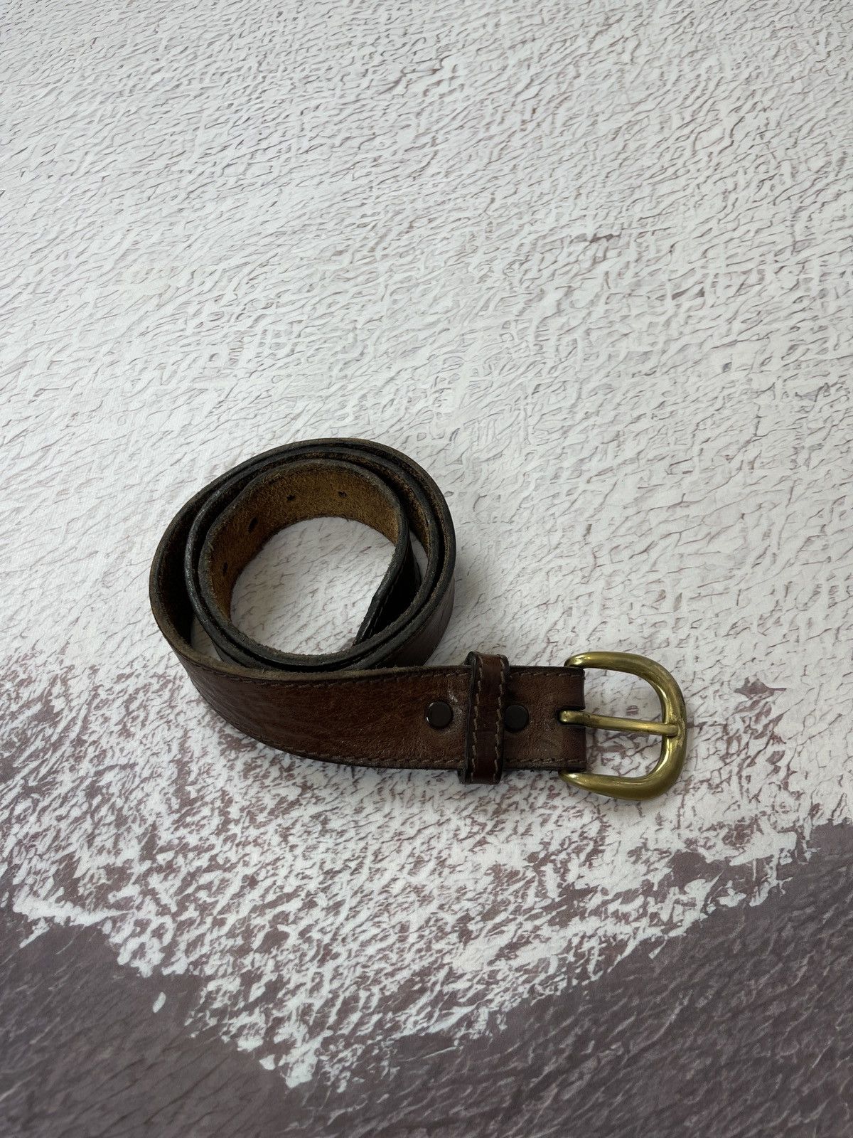 Other Vintage Cowboy brown leather made in Italy belt Size ONE SIZE - 5 Thumbnail