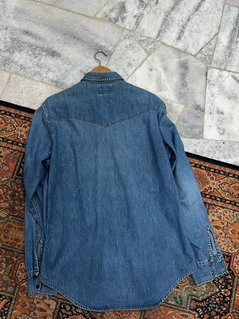 Levi's × Vintage Vintage Levis Denim Shirt Size US L / EU 52-54 / 3 - 8 Thumbnail