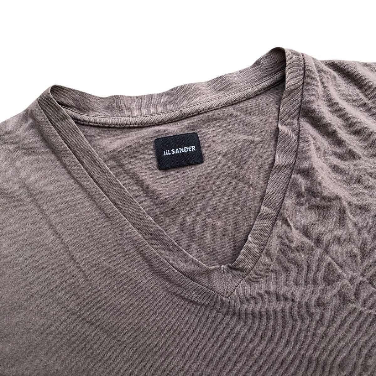 Jil Sander JIL SANDER Blank V-neck Shirt Size US S / EU 44-46 / 1 - 4 Thumbnail