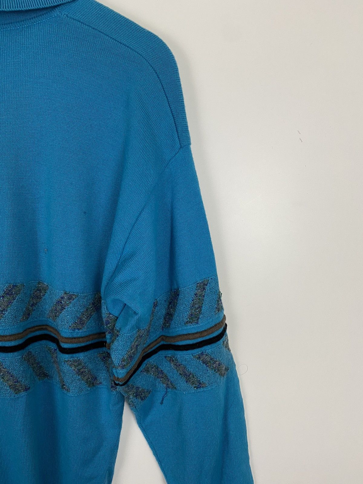 Yves Saint Laurent Vintage Yves Saint Laurent Wool Knitwear Polo Size US M / EU 48-50 / 2 - 6 Thumbnail