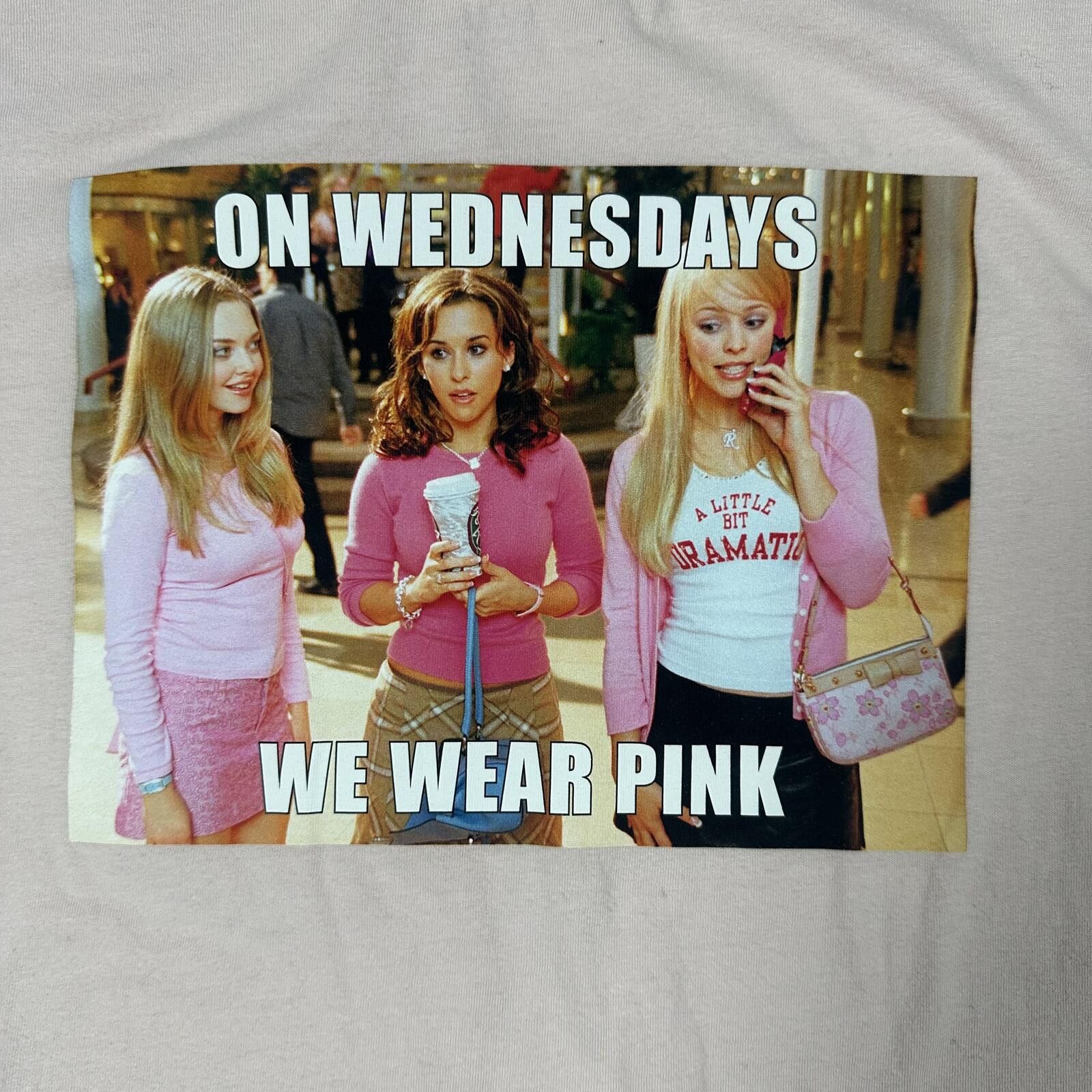 Other Mean Girls T-Shirt Pink Y2K Size S / US 4 / IT 40 - 2 Thumbnail
