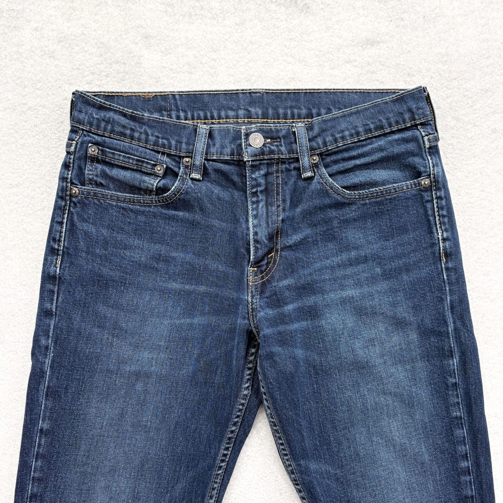 Levi's Mens Levis 511 Jeans Slim Straight Stretch Denim Pants Blue Medium Wash Adult 32x30 Size US 32 / EU 48 - 2 Thumbnail