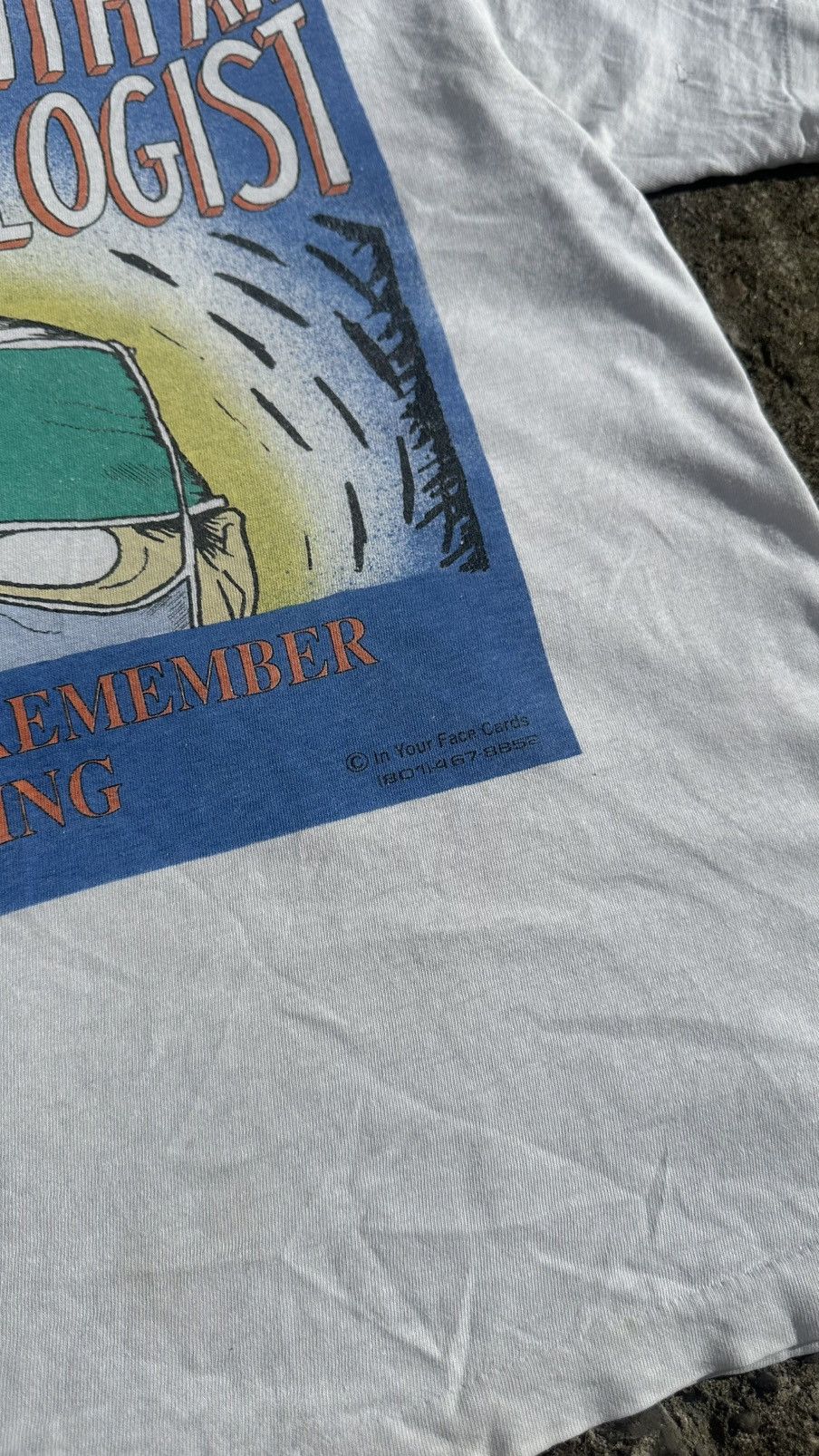 Vintage VTG ‘90s Sleep With An Anaesthesiologist Medicine Tee Shirt Size US XL / EU 56 / 4 - 4 Thumbnail