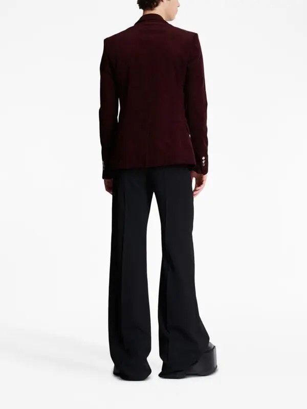 Balmain o1y0426 Blazer in Burgundy Size US M / EU 48-50 / 2 - 5 Thumbnail