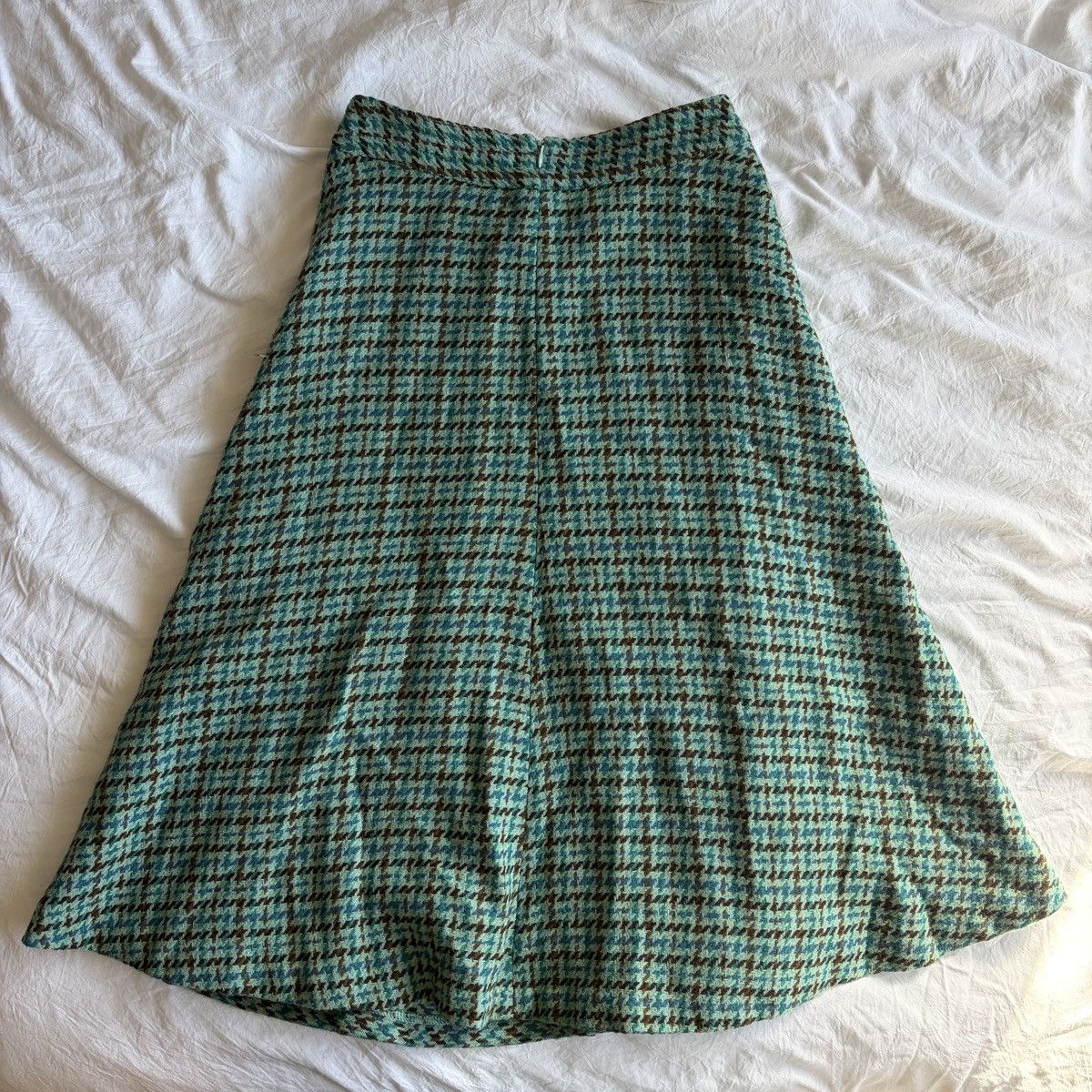 Other Vintage Y2K moda international houndstooth tweed skirt Size 25" / US 0 / IT 36 - 2 Thumbnail