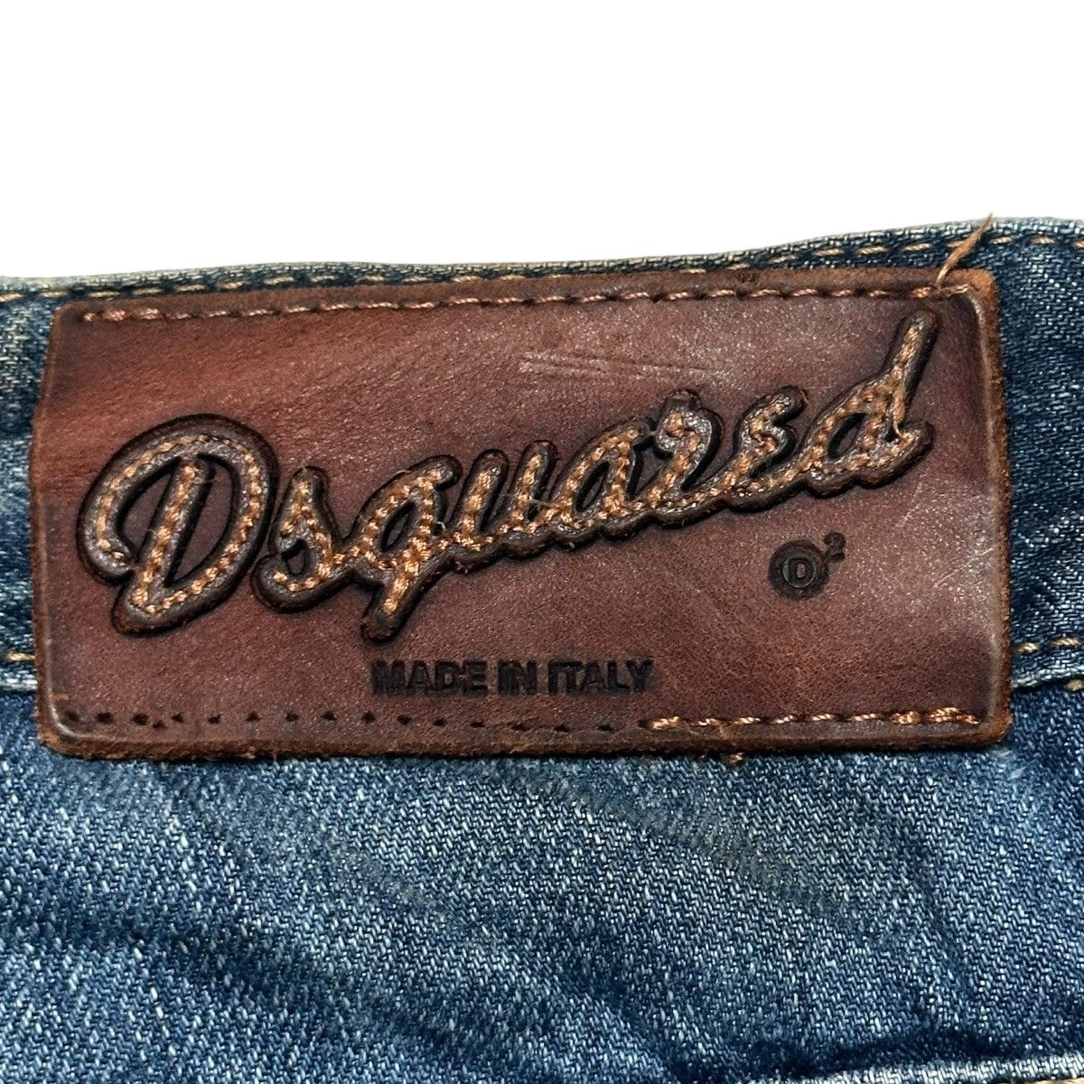 Dsquared2 Dsquared2 Vintage Authentic Distressed Slim With Faded Wash Size US 33 - 13 Thumbnail